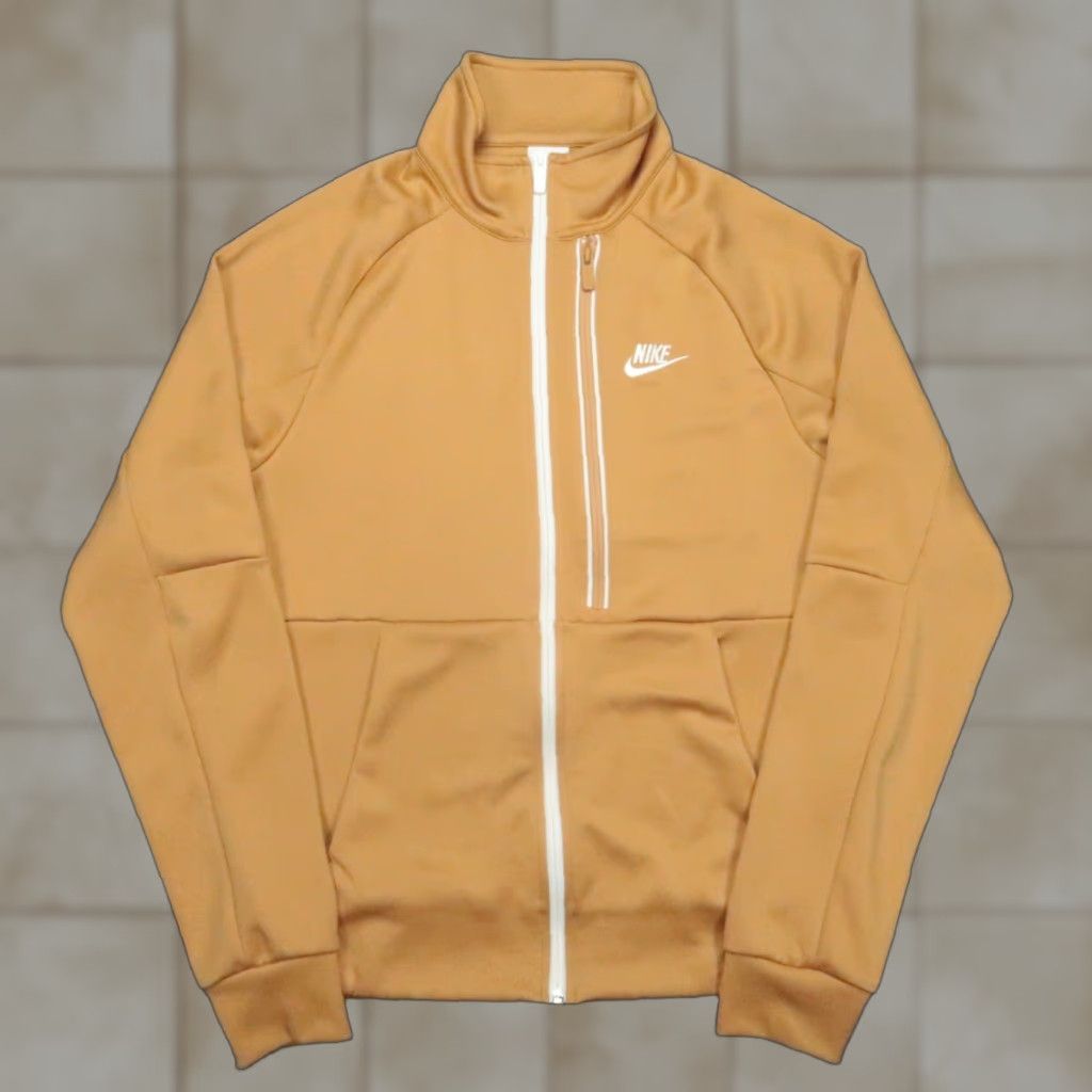 Nike Nike Mens Jacket Small Brown N98 Tribute Full Zip Pockets Sportswear Track Jacket Regular Size US S / EU 44-46 / 1 - 1 Thumbnail