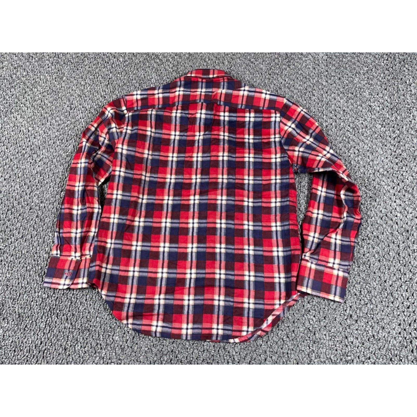 Blair VINTAGE John Blair Grunge Flannel Shirt Adult Medium Red Plaid 90s Mens Size US M / EU 48-50 / 2 - 2 Thumbnail