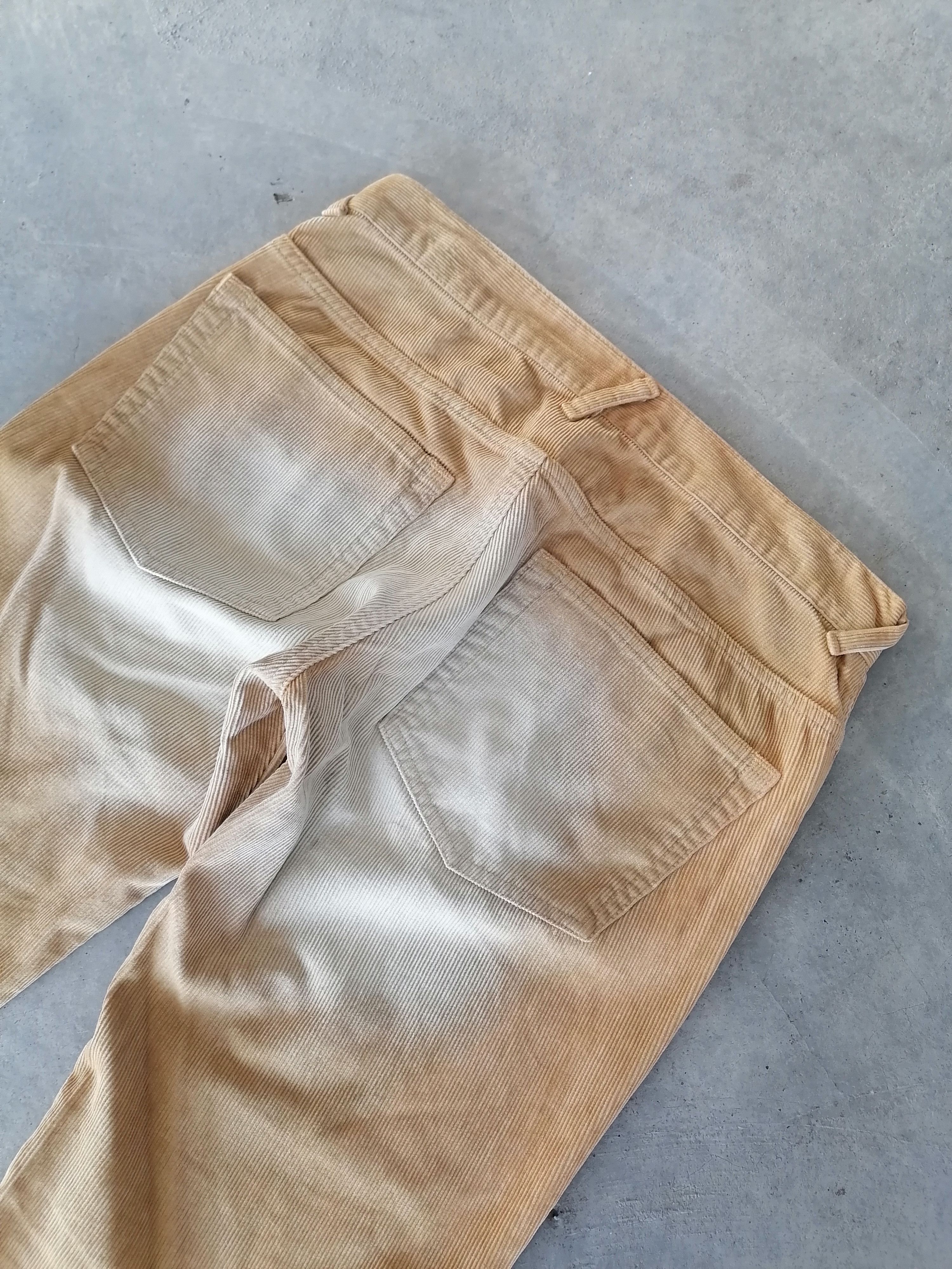 Japanese Brand × Vintage Flare Jeans Japanese Brand Claw Mark Couldroy Yellow Pants Size US 30 / EU 46 - 8 Thumbnail
