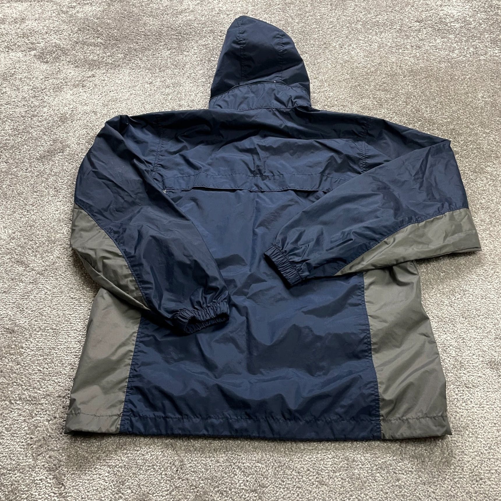Vintage Columbia Sportswear Jacket Mens Medium Blue Gray Windbreaker Full Zip Hoodie Size US M / EU 48-50 / 2 - 2 Thumbnail
