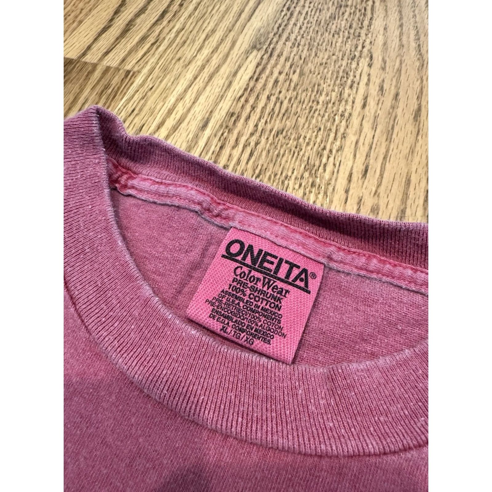 Pinko VINTAGE City Of Boston T Shirt XL Pink 90s University Single Stitch Vtg Mens Womens Size US XL / EU 56 / 4 - 2 Thumbnail
