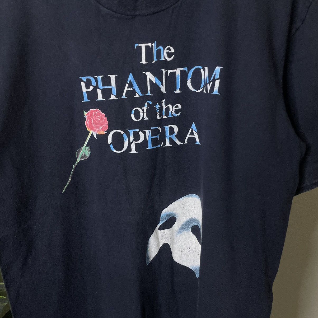 Vintage Vintage 1990s Phantom of The Opera Kanye West Style T Shirt Size US M / EU 48-50 / 2 - 2 Thumbnail