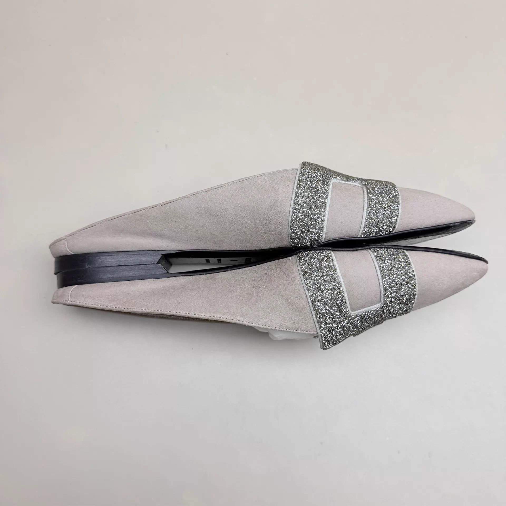 Hermes Hermes Women's Silver Pink H Mule 38 99 New Size US 7.5 / IT 37.5 - 4 Thumbnail