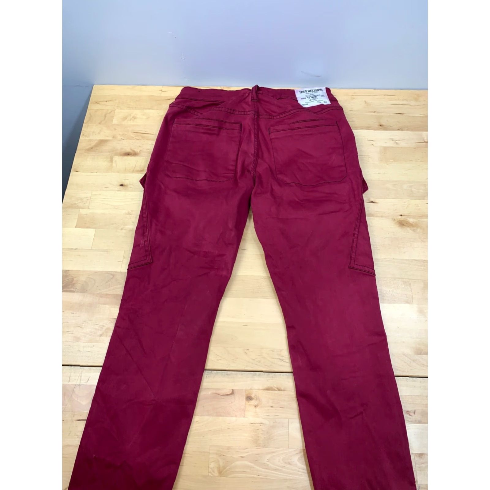 True Religion True Religion Jeans Womens 27 Red Halle Skinny Mid Rise Size 27" / US 4 / IT 40 - 3 Thumbnail