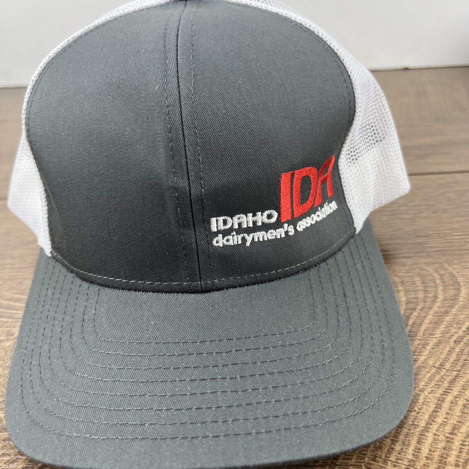 Other Idaho Dairymens Hat IDA Snapback Hat Gray Adjustable Hat Adu Size ONE SIZE - 5 Thumbnail