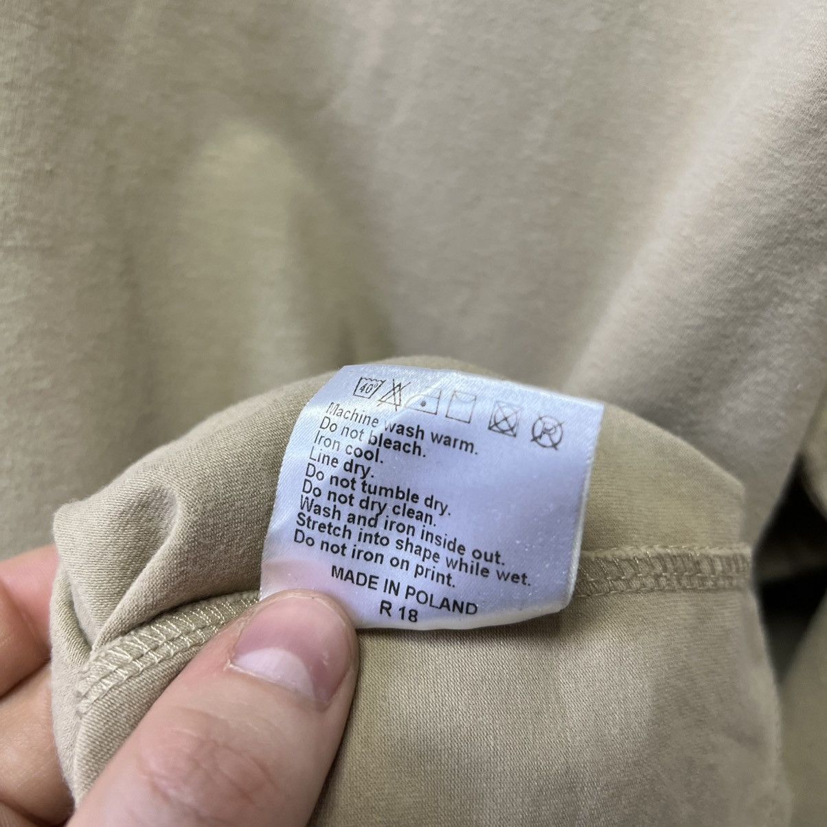 Burberry Burberry Vintage Beige Long Sleeve t shirt nova check Size US M / EU 48-50 / 2 - 11 Thumbnail