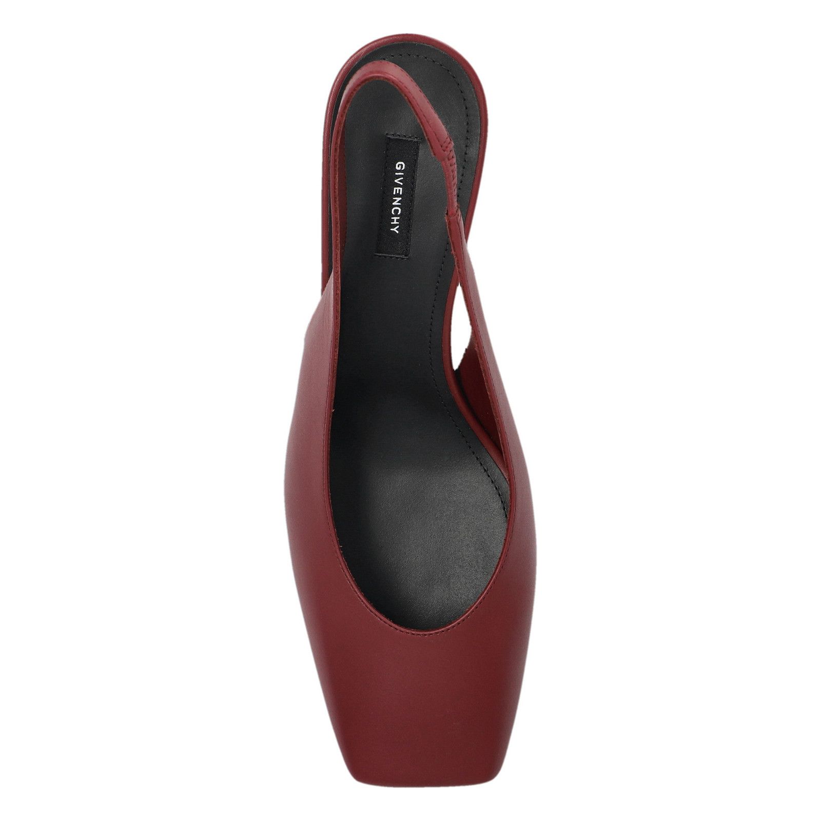Givenchy GIVENCHY Tape Burgundy Leather 75mm Heel Mules New & Authent Size US 9 / IT 39 - 4 Thumbnail