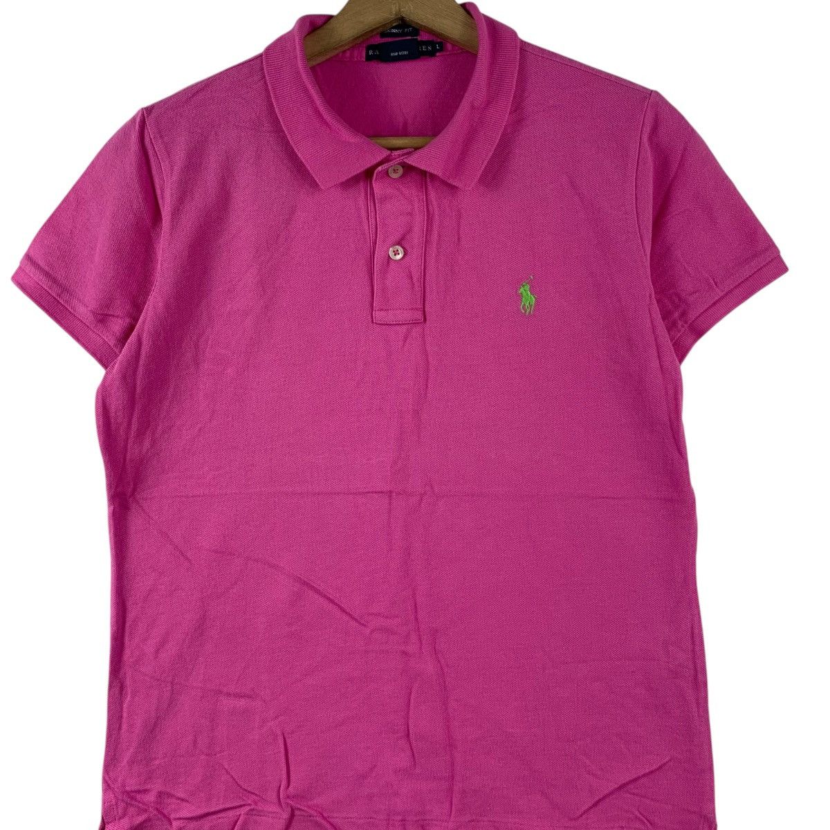 Polo Ralph Lauren Vintage RALPH LAUREN Small Pony Skinny Fit Polo Tee Shirt Size L / US 10 / IT 46 - 3 Thumbnail