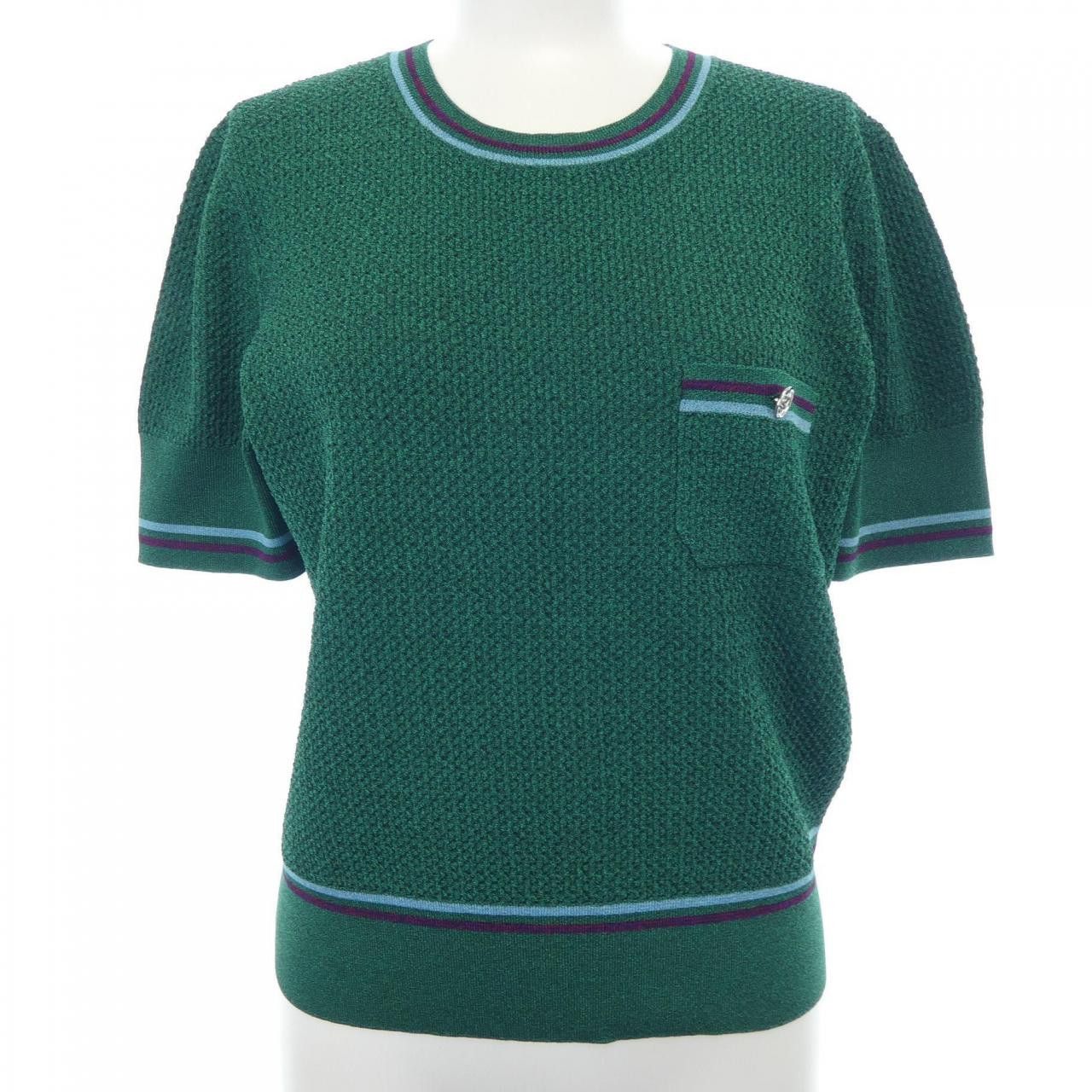 Chanel Chanel Knitwear Cotton Tops P75440K10809 DUTY FREE for USA 