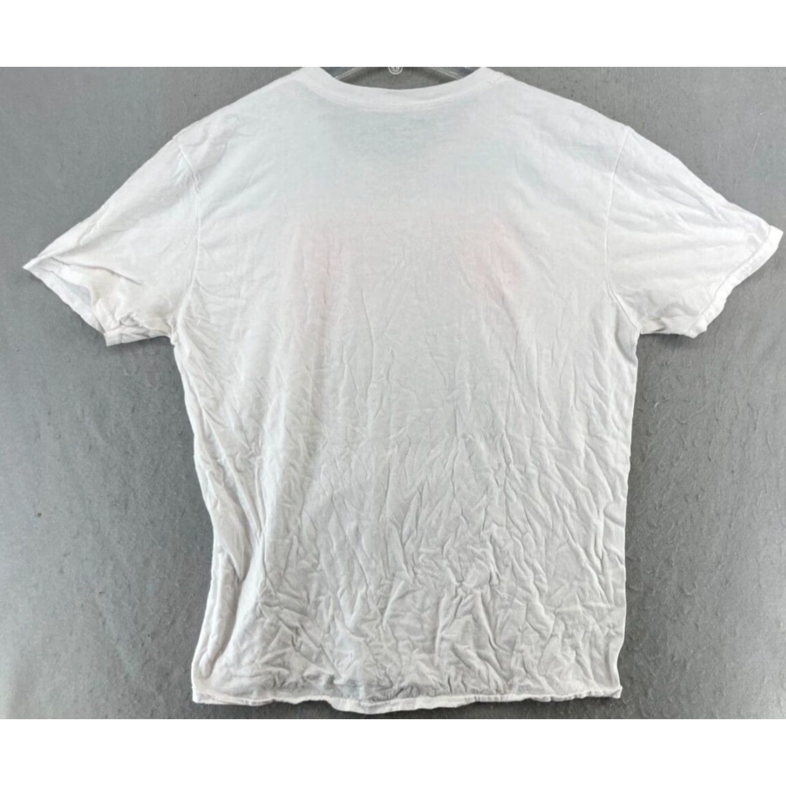 Vintage Poestic Justice Mens T-Shirt Large White Hip Hop Graphic Print Crew Neck Cotton Jersey Shirt Size US L / EU 52-54 / 3 - 6 Thumbnail