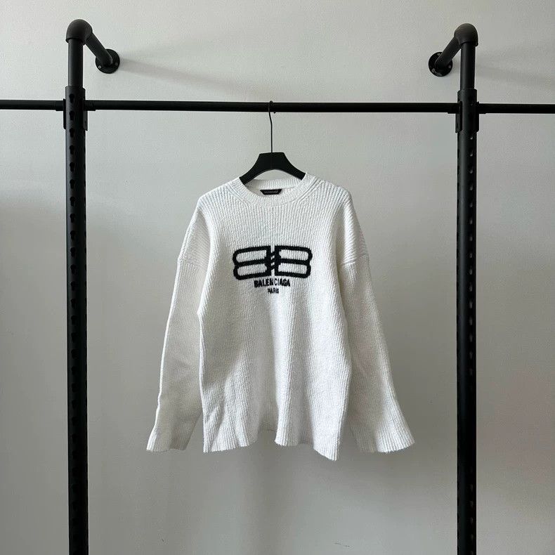 Balenciaga Balenciaga BB Logo Sweater Pullover Size US S / EU 44-46 / 1 - 1 Thumbnail