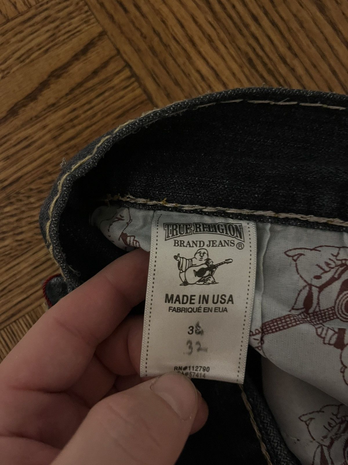 True Religion × Vintage Vintage True Religion Jeans Made in USA Size US 32 / EU 48 - 4 Thumbnail