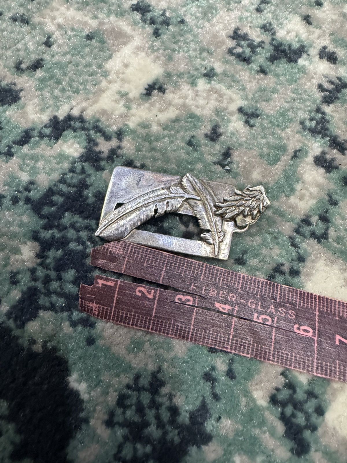 Jewelry 925 STERLING SILVER FEATHERS PENDANT NECKLACE Size ONE SIZE - 4 Thumbnail