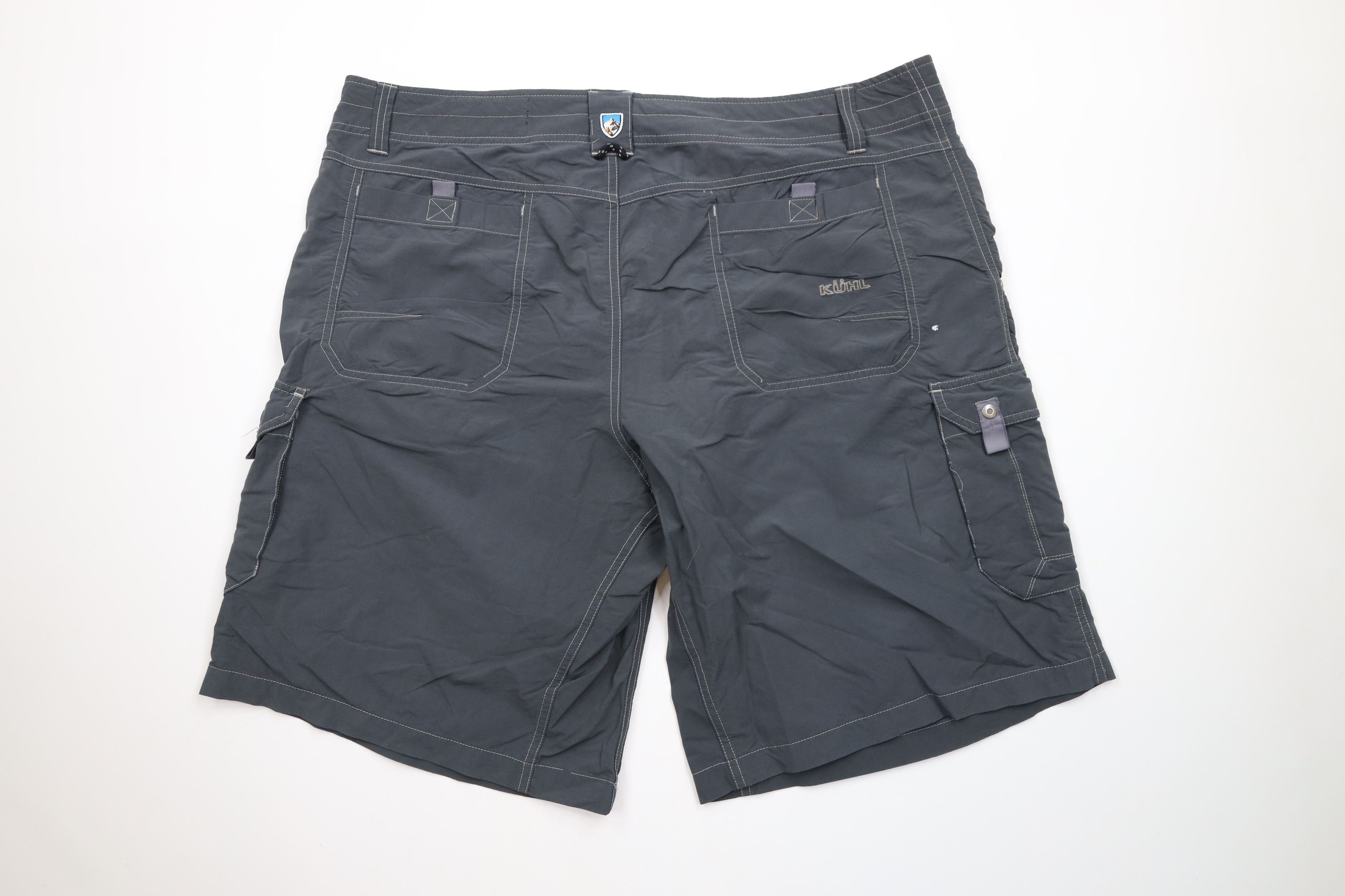 Kuhl × Vintage Kuhl Mountain Outdoor Hiking Climbing Cargo Shorts Gray Size US 40 / EU 56 - 10 Thumbnail