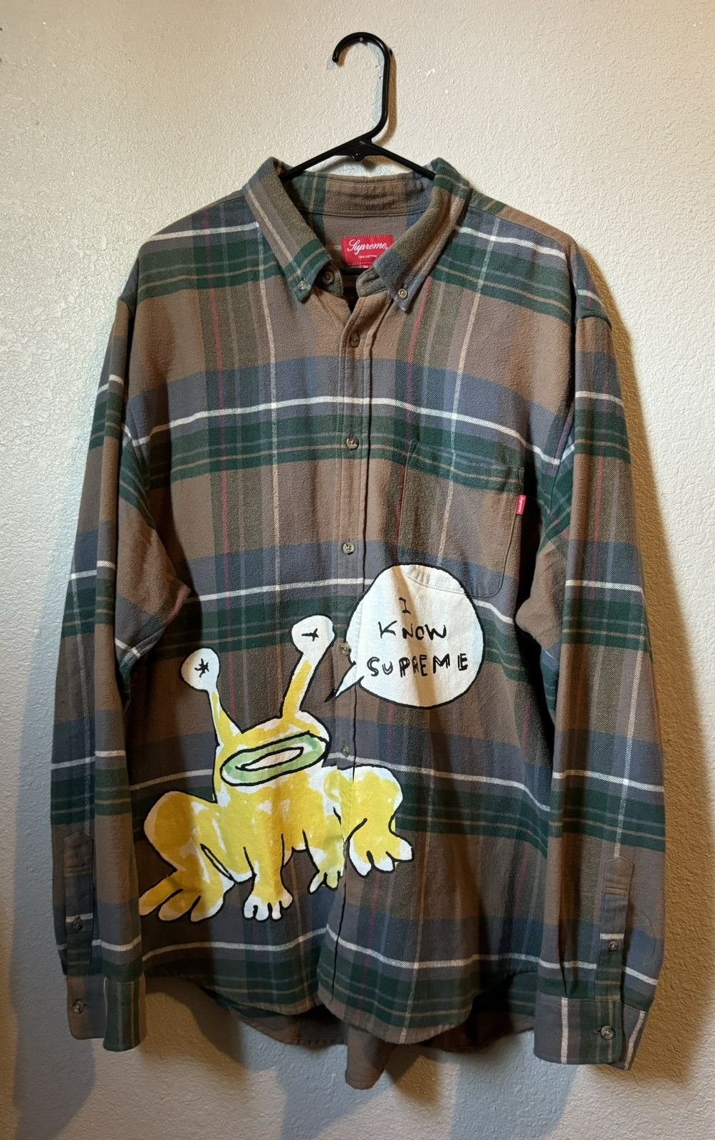 Supreme Supreme Daniel Johnston Flannel | Grailed