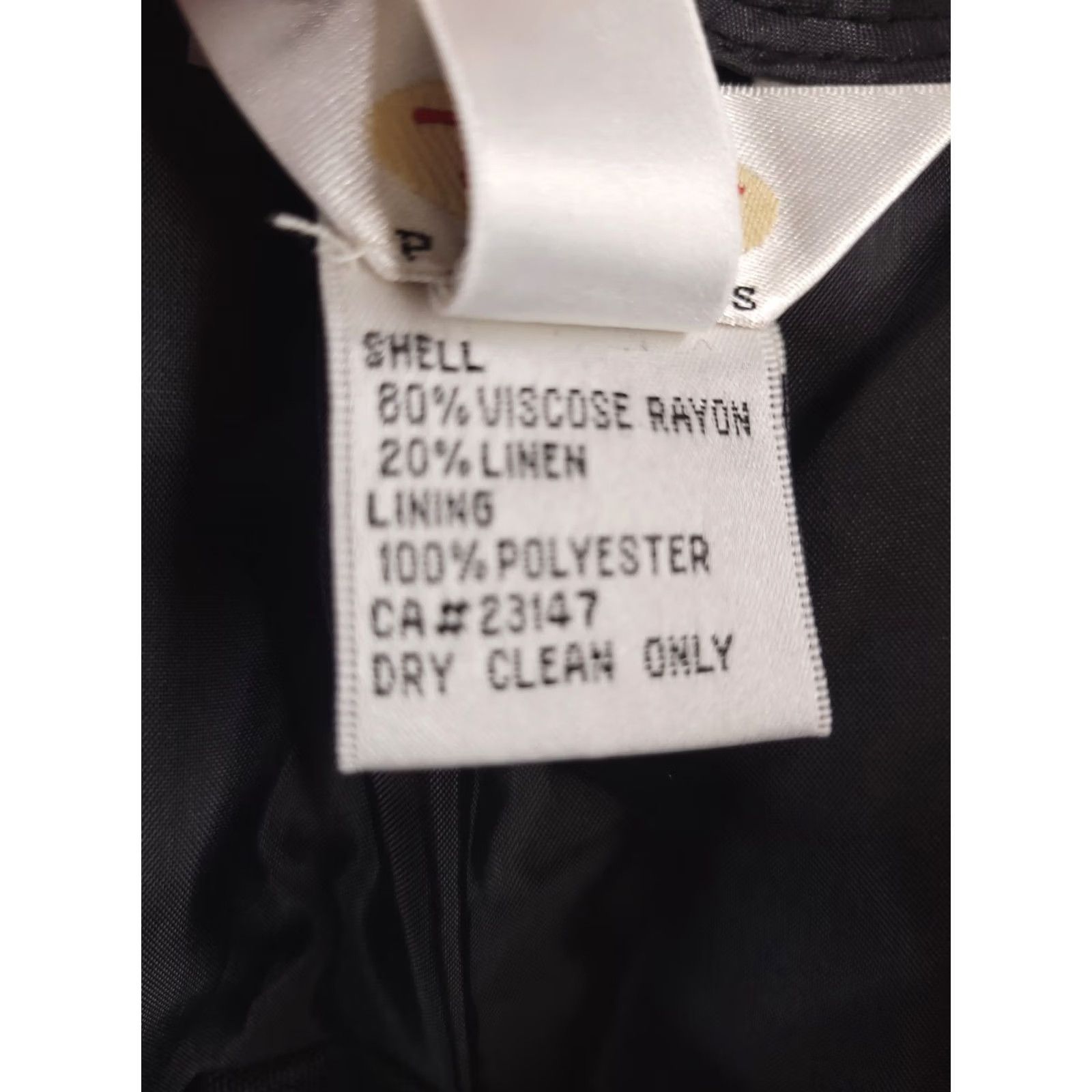 Talbots Talbots Linen Rayon Pants Womens 12P Petite Black High Rise Pants Solid Size 34" / US 12 / IT 48 - 4 Thumbnail