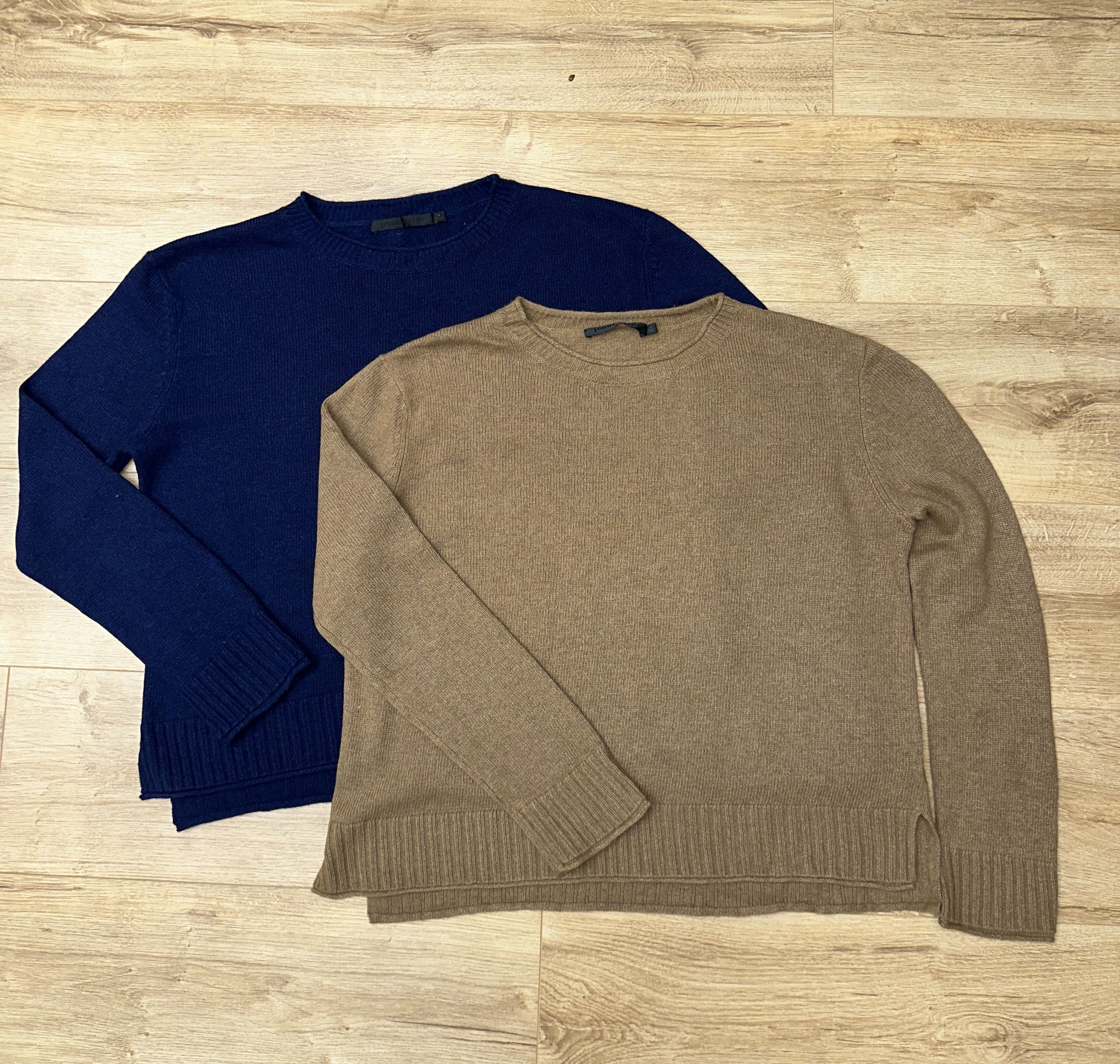 Other Lot 2 Jenni Kayne Everyday Sweater Knit Cashmere Wool Size M Size M / US 6-8 / IT 42-44 - 3 Thumbnail