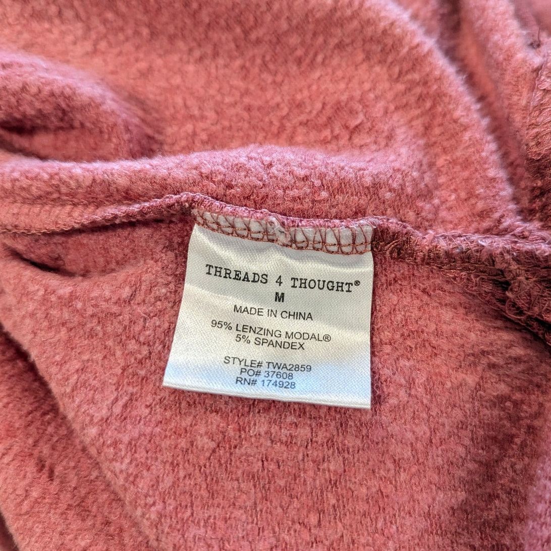 Threads 4 Thought Threads 4 Thought Leelu Rib Hem Dark Pink Raglan Sweatshirt Size M / US 6-8 / IT 42-44 - 8 Thumbnail