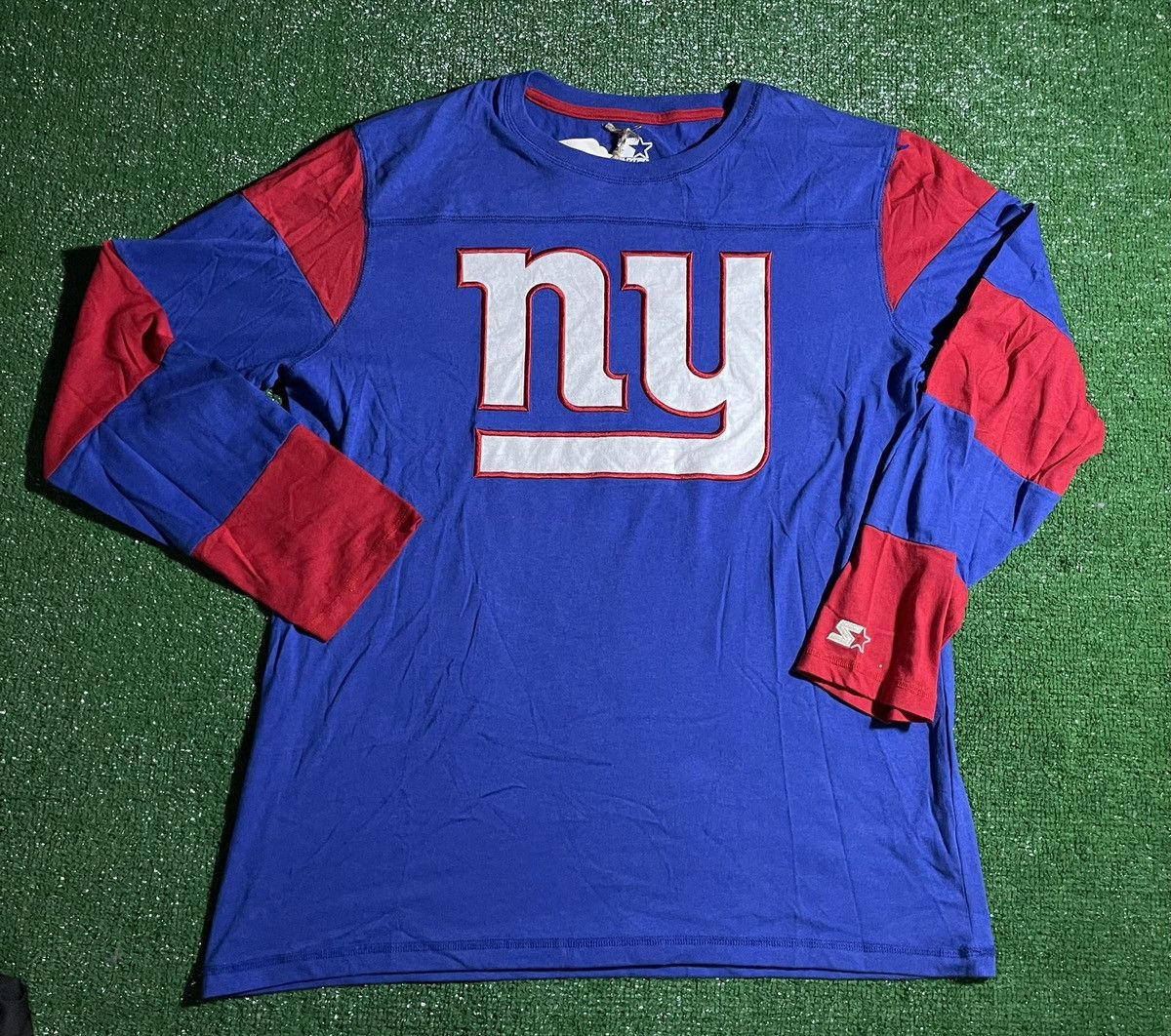 Starter NY Giants Long Sleeve Shirt Size US XL / EU 56 / 4 - 1 Thumbnail