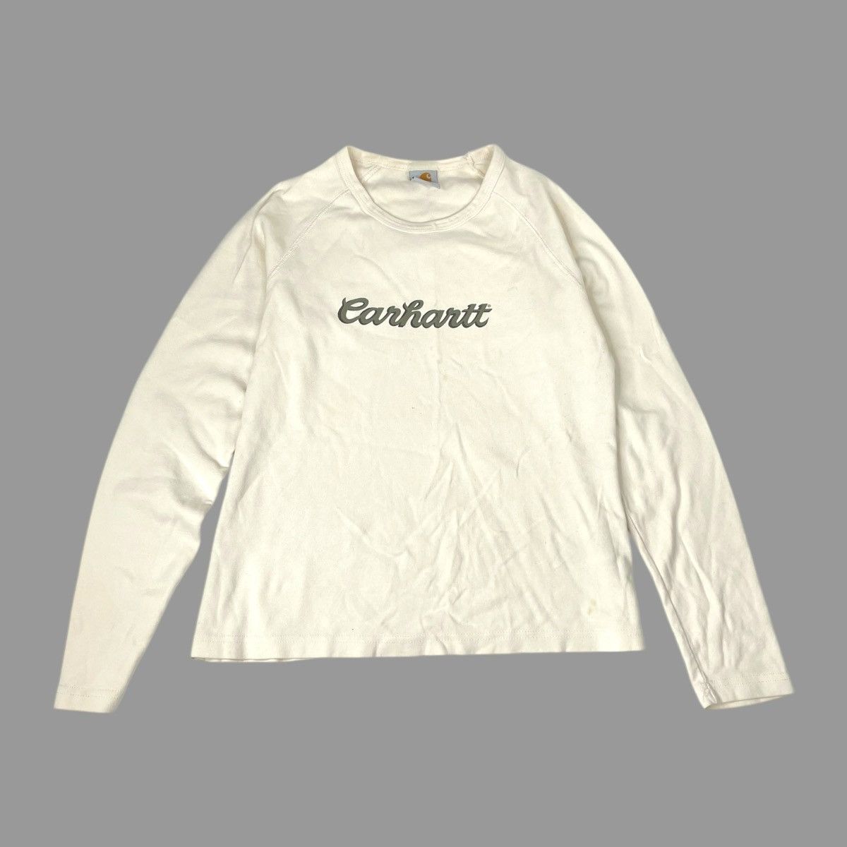 Carhartt × Vintage Vintage 90s Carhartt long sleeve t shirt Size L / US 10 / IT 46 - 1 Thumbnail