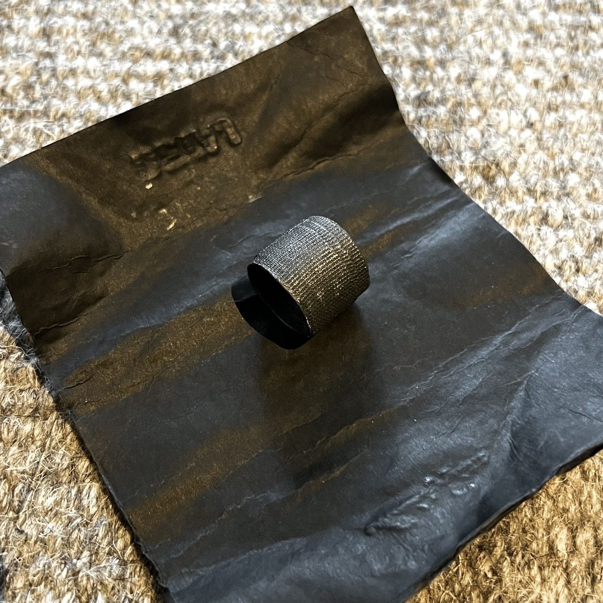 DETAJ DETAJ BANDAGE FIT RING / BLACK Size ONE SIZE - 8 Thumbnail