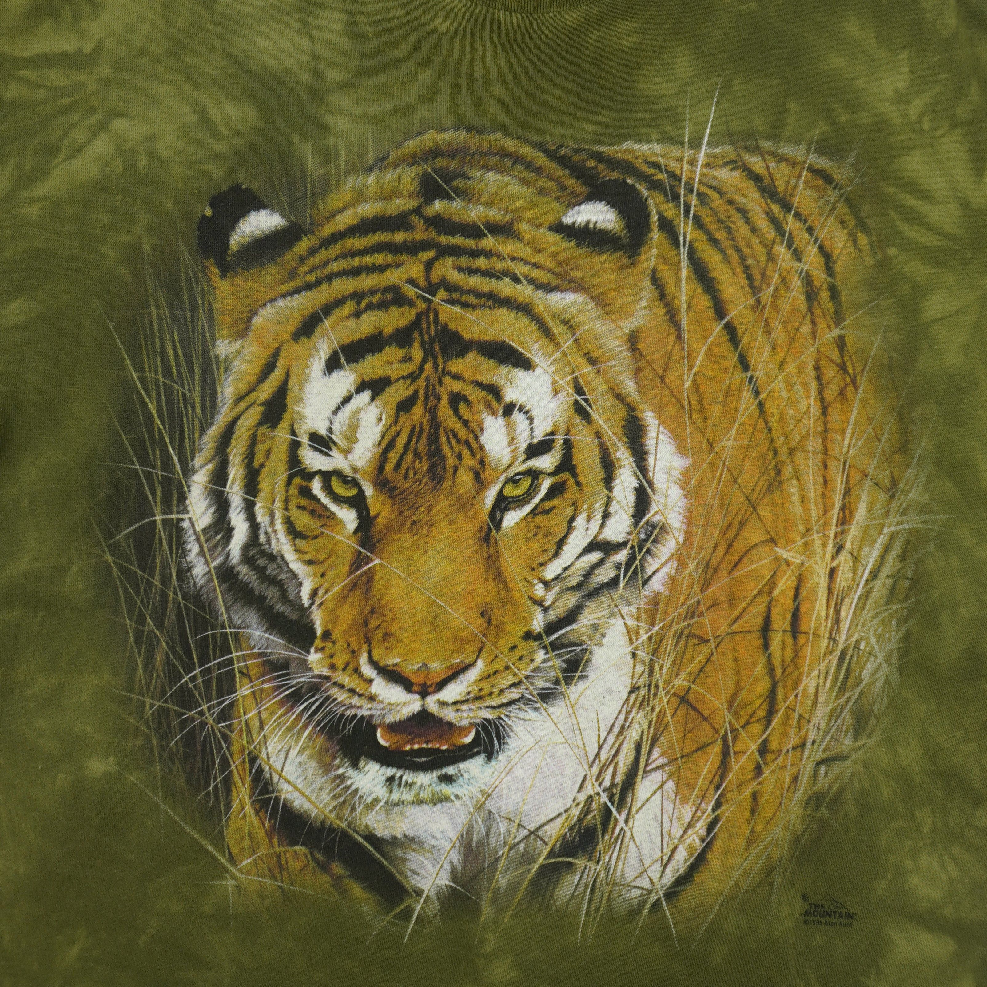 Vintage (The Mountain) - Tiger, Sacramento Zoo Tie Dye T-Shirt 1999 Size US L / EU 52-54 / 3 - 4 Thumbnail