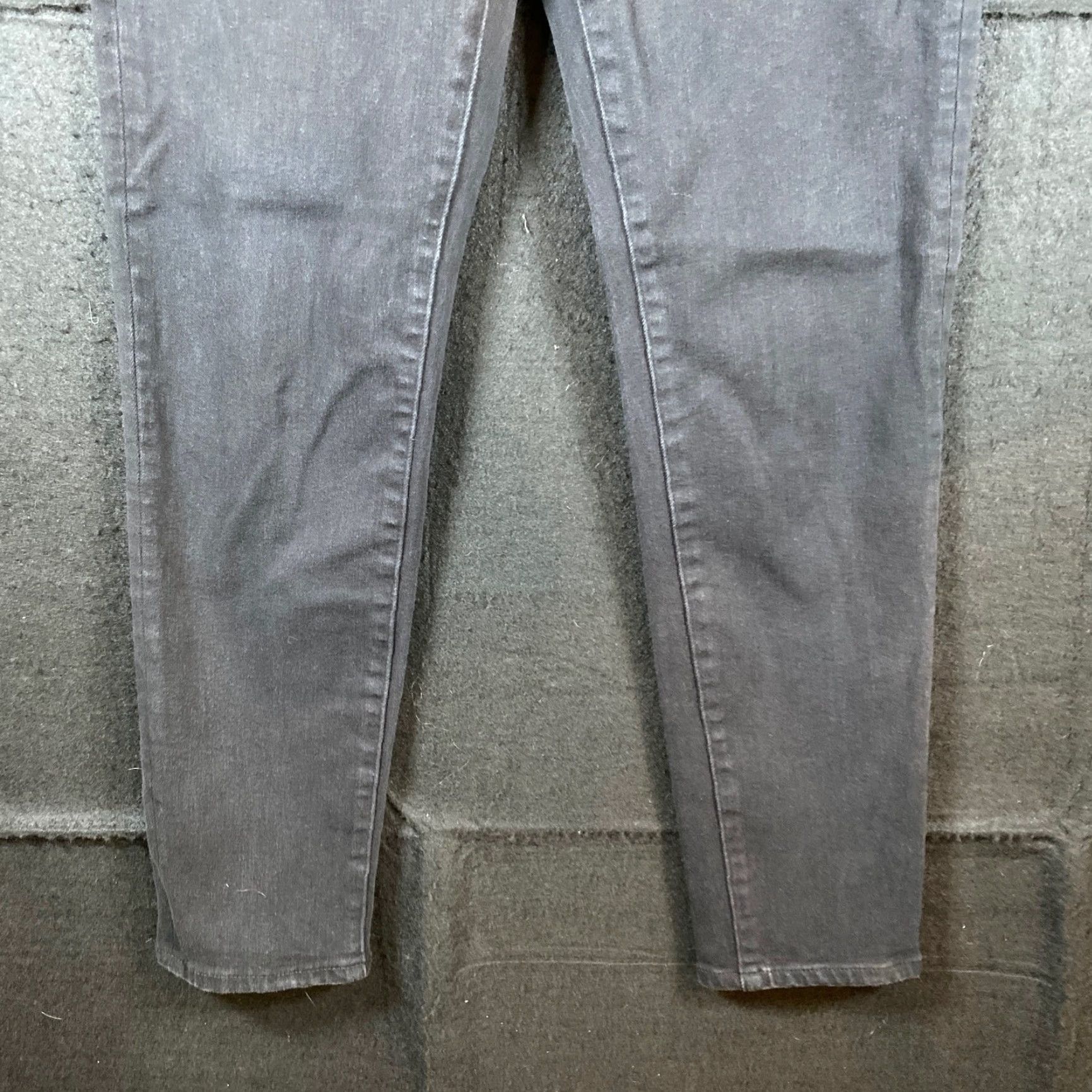 Uniqlo Uniqlo Jeans Black Denim High Rise Ankle Cotton Blend Stretch 4 Womens Jeans Size 27" / US 4 / IT 40 - 3 Thumbnail