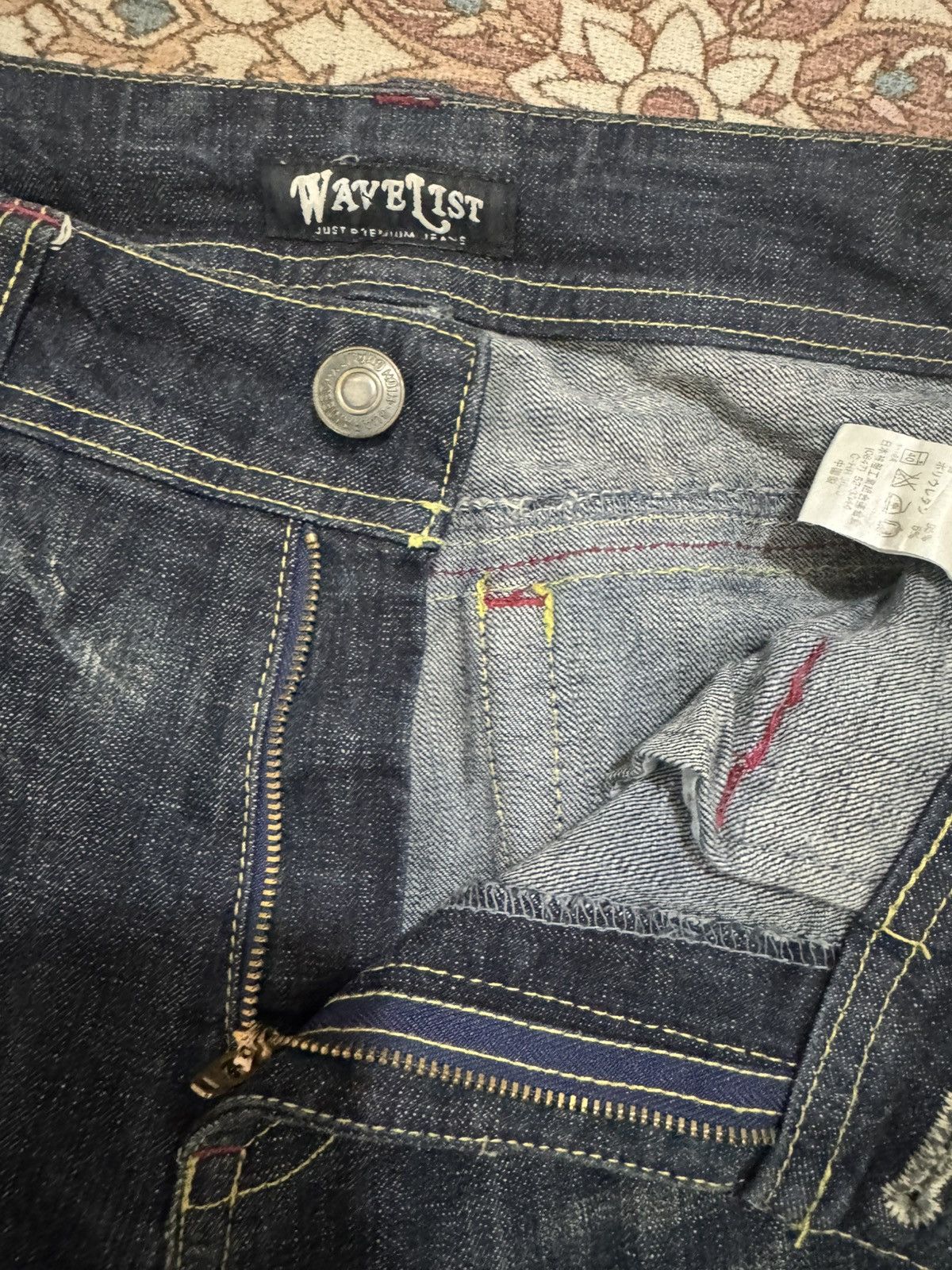 If Six Was Nine × Japanese Brand × Vintage Vintage Wavelist Flare Bootcut Jeans Size US 31 - 7 Thumbnail