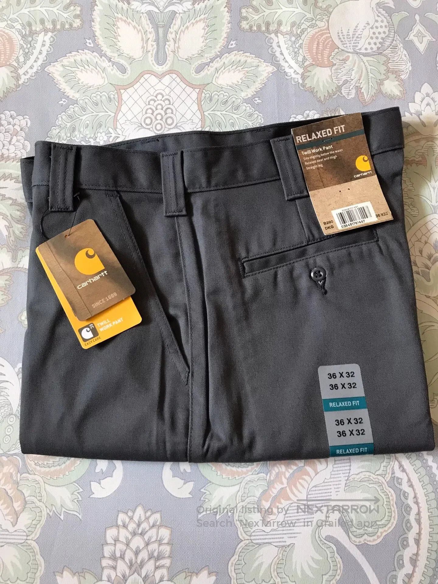 Carhartt Carhartt B290 W36L32 Work Pants. Size US 36 / EU 52 - 1 Thumbnail