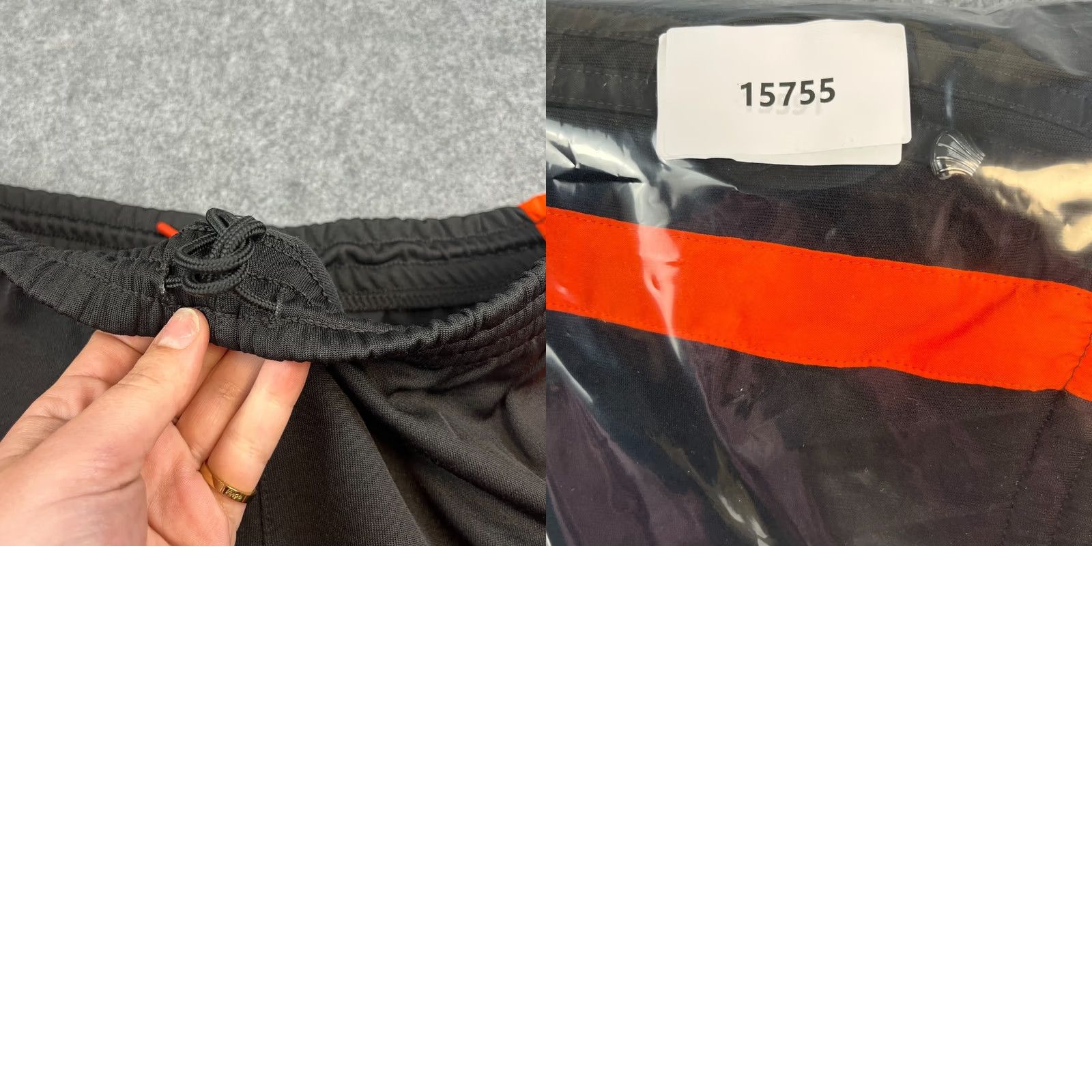Adidas Adidas Originals Sweatpants Mens L Black Grey GK0654 Trefoil Firebird Bottoms Size US 33 - 9 Thumbnail