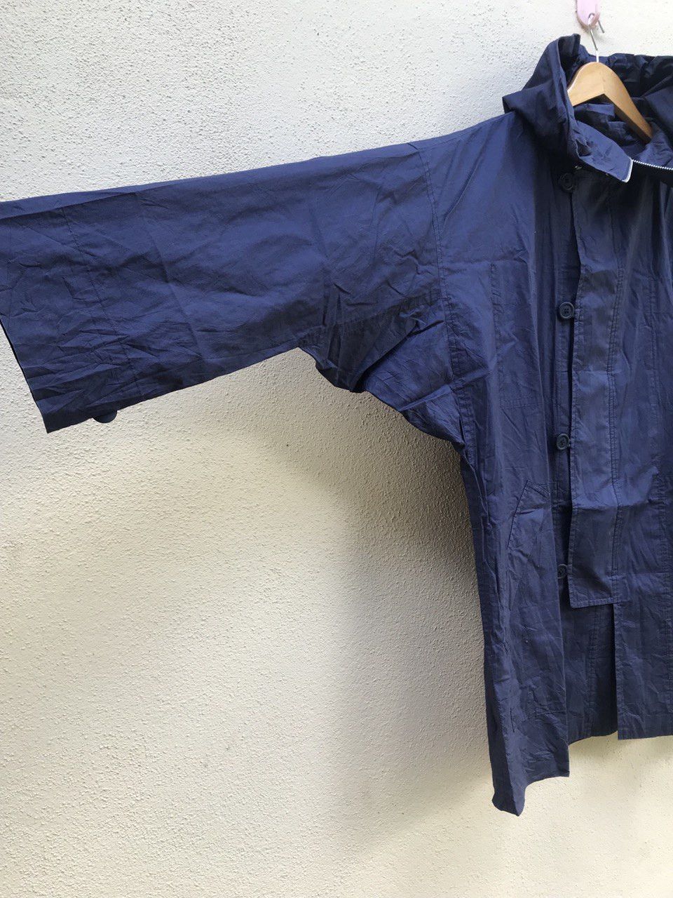 Issey Miyake 80s WINDCOAT ISSEY MIYAKE BUTTON AND ZIPPER Size US M / EU 48-50 / 2 - 4 Thumbnail