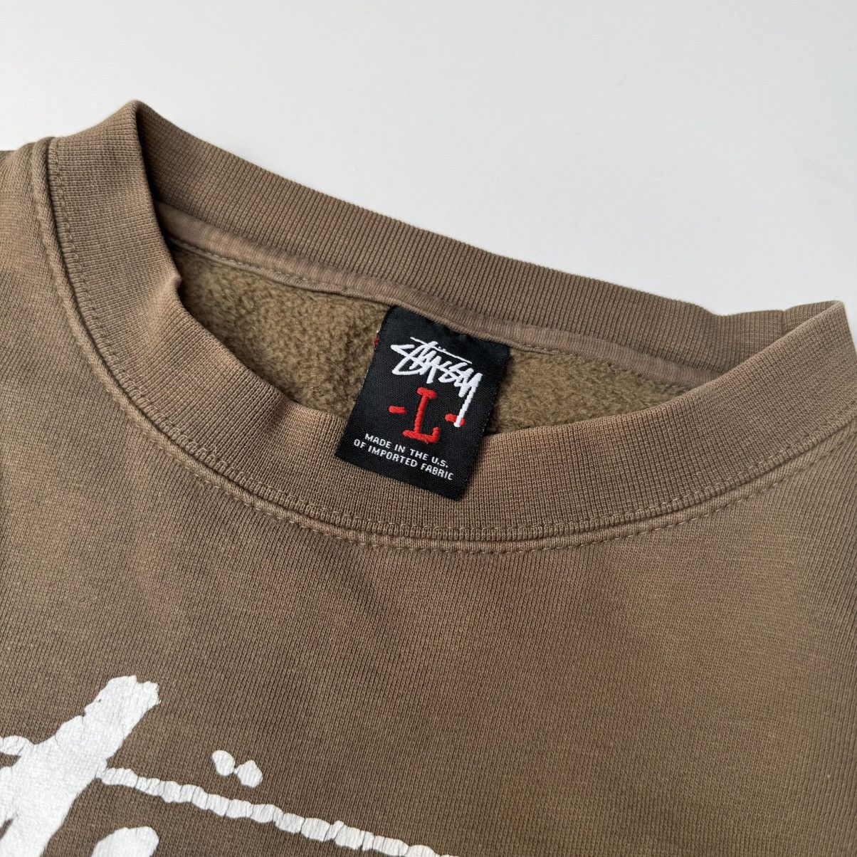 Stussy Vintage stussy NYTLA y2k brown sweatshirt crewneck Size US L / EU 52-54 / 3 - 4 Thumbnail