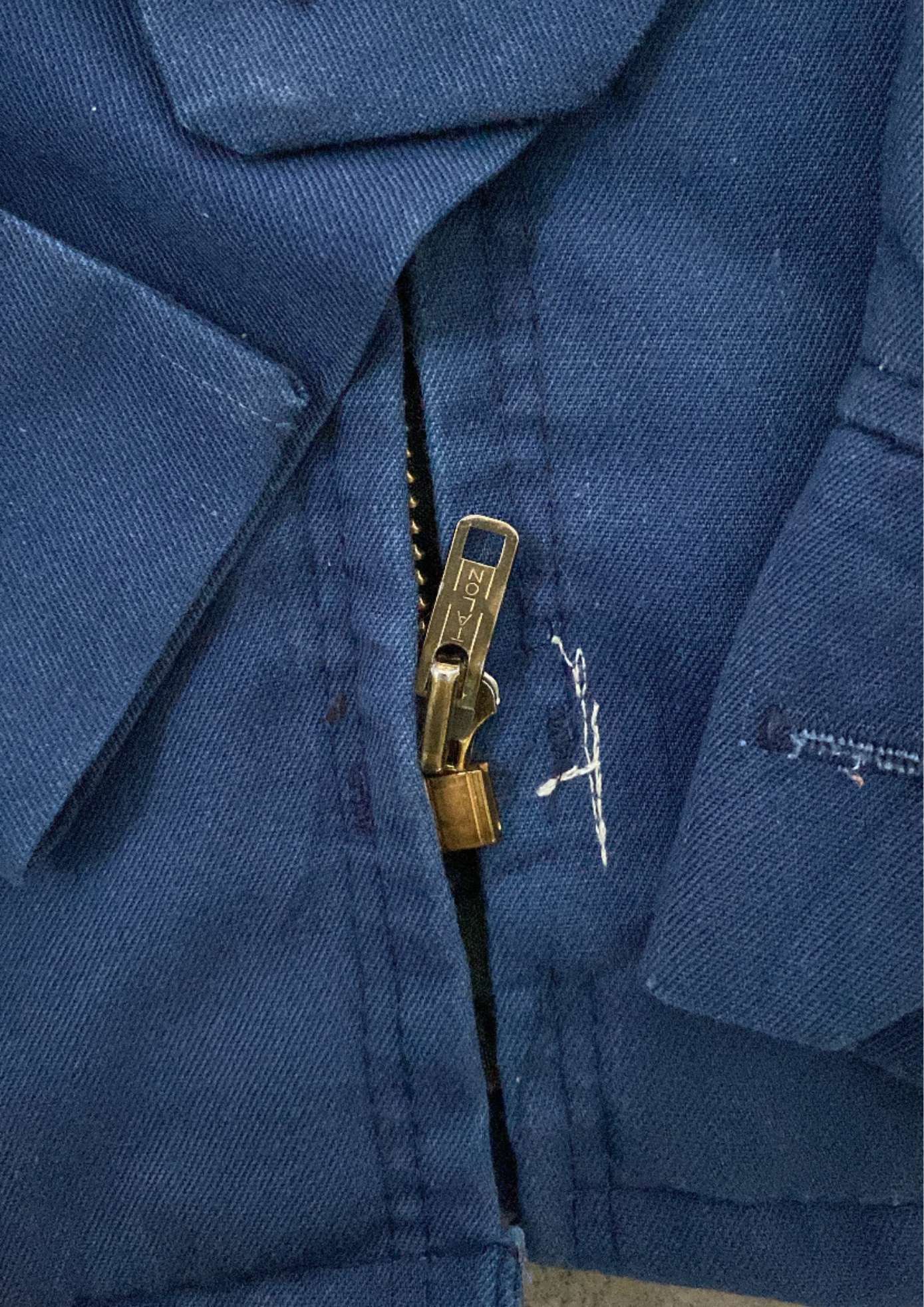 Vintage Vintage Todd Uniform Sun Faded Blue Work Jacket Made in USA Size US S / EU 44-46 / 1 - 6 Thumbnail