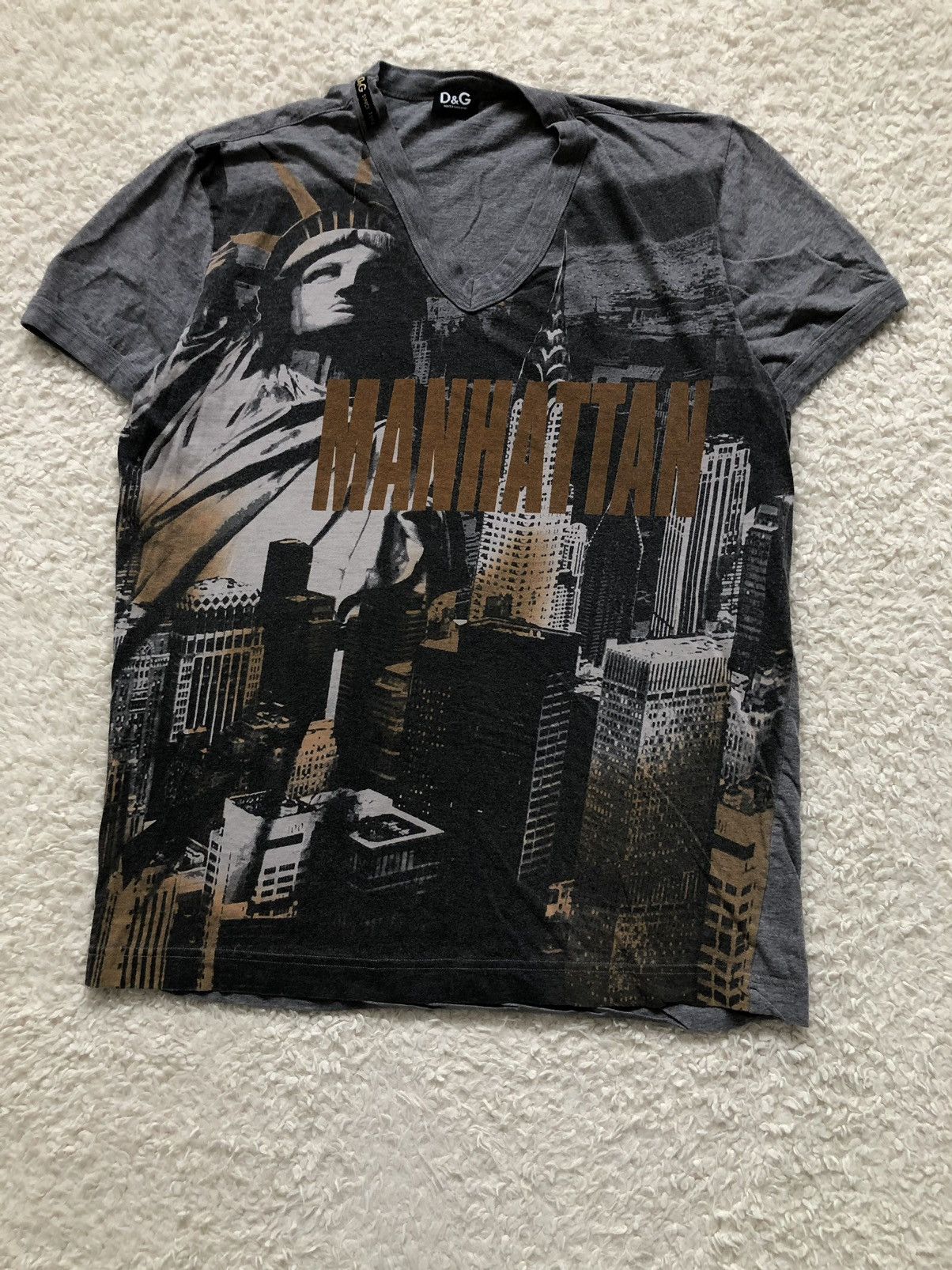 Dolce & Gabbana Tshirt Dolce & Gabbana Manhattan Print Size US M / EU 48-50 / 2 - 2 Thumbnail