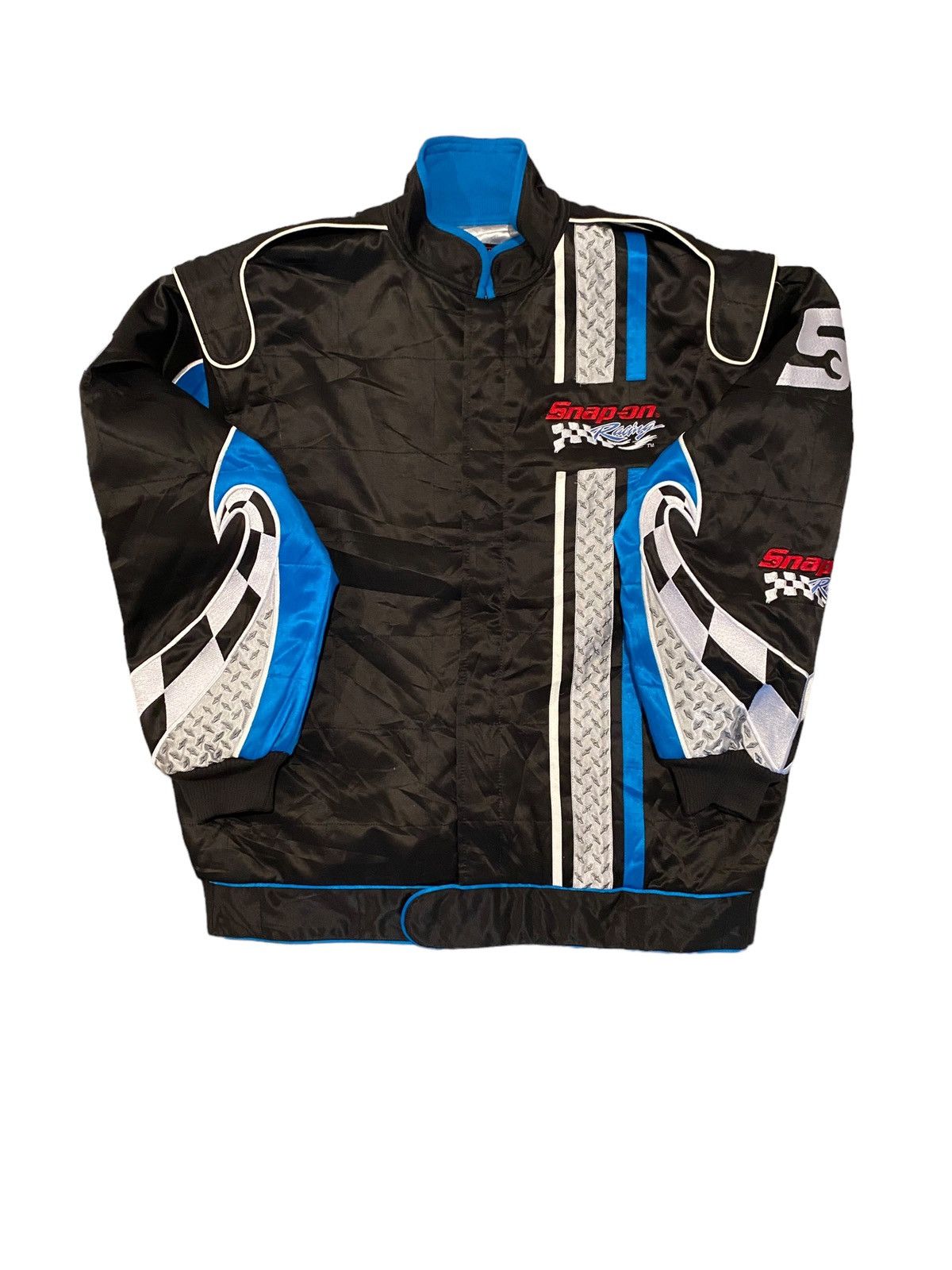 Vintage Crazy Vintage racing jacket snap on 1990s Size US XL / EU 56 / 4 - 2 Thumbnail