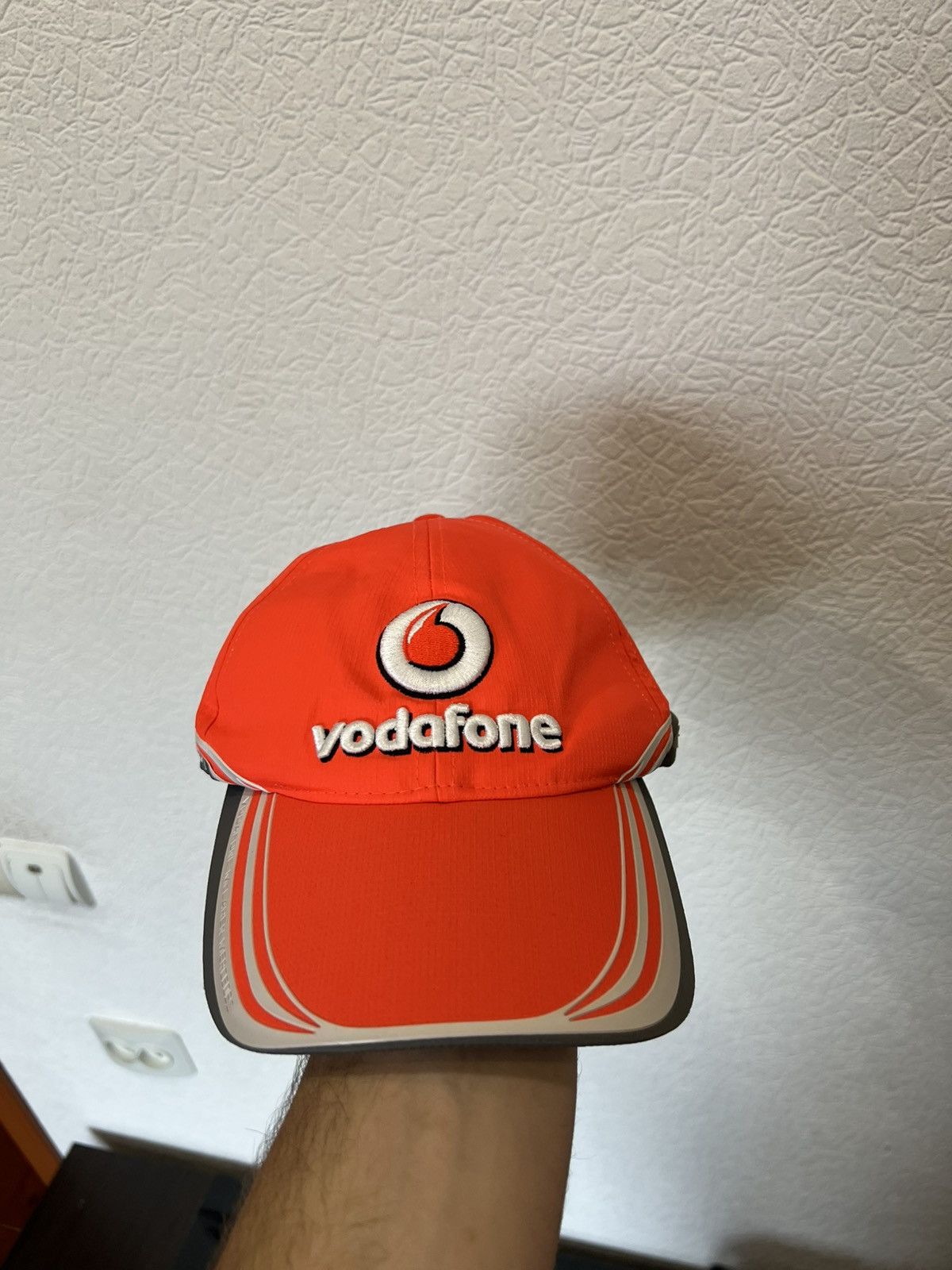 Mercedes-Benz Vintage Vodafone McLaren Mercedes 5 panel Cap Size ONE SIZE - 2 Thumbnail