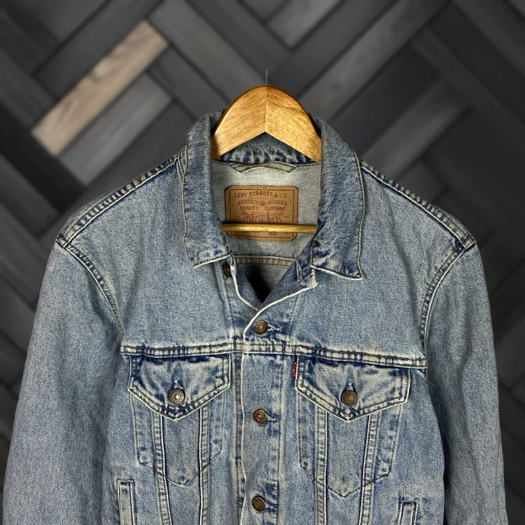 Levi's Levi'S Denim Trucker Jacket Blue Cotton Retro S Size Size US S / EU 44-46 / 1 - 1 Thumbnail