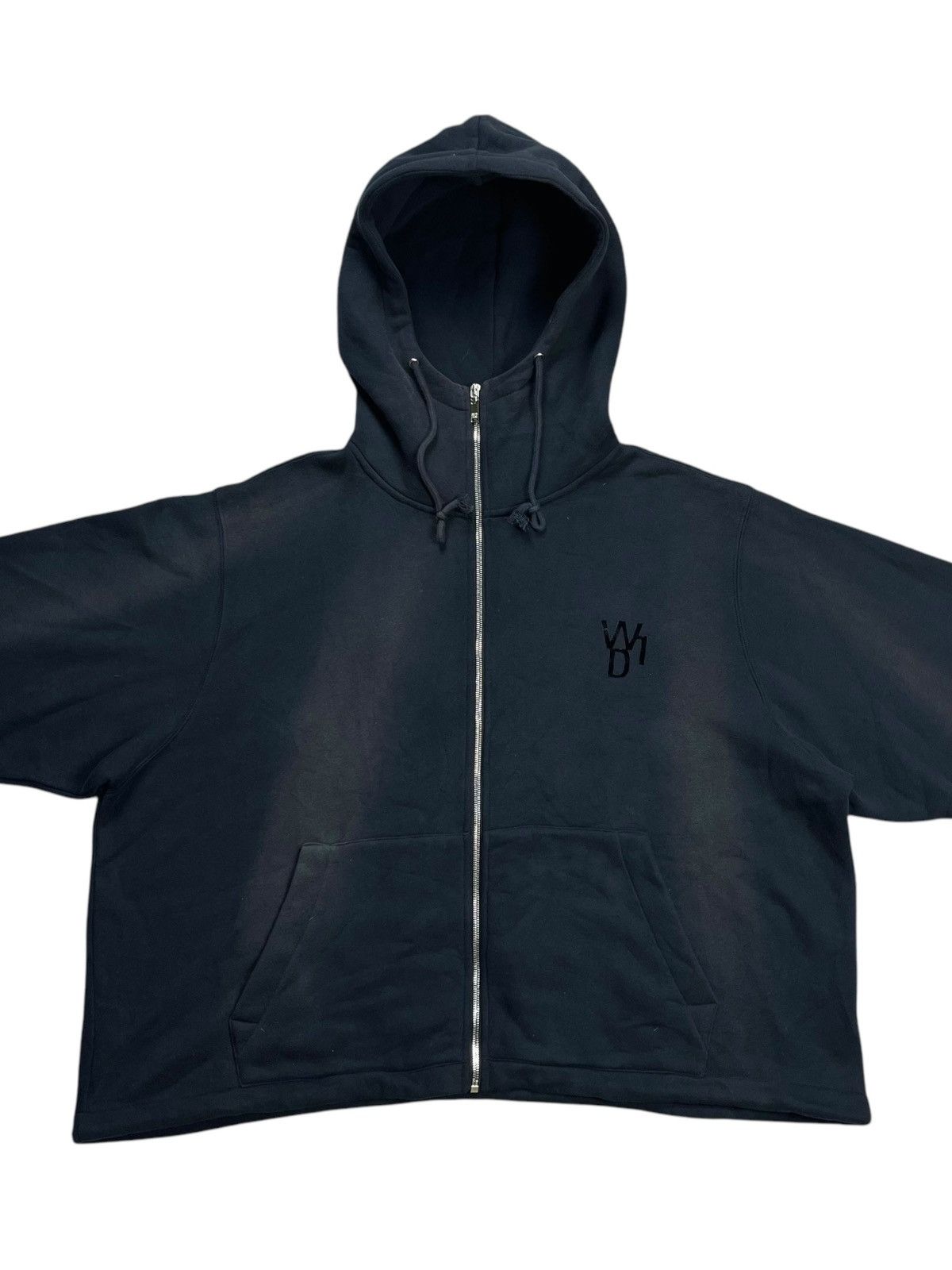 Other We11done - Riri Zips Bear Sunfaded Zip Hoodie Size US L / EU 52-54 / 3 - 4 Thumbnail