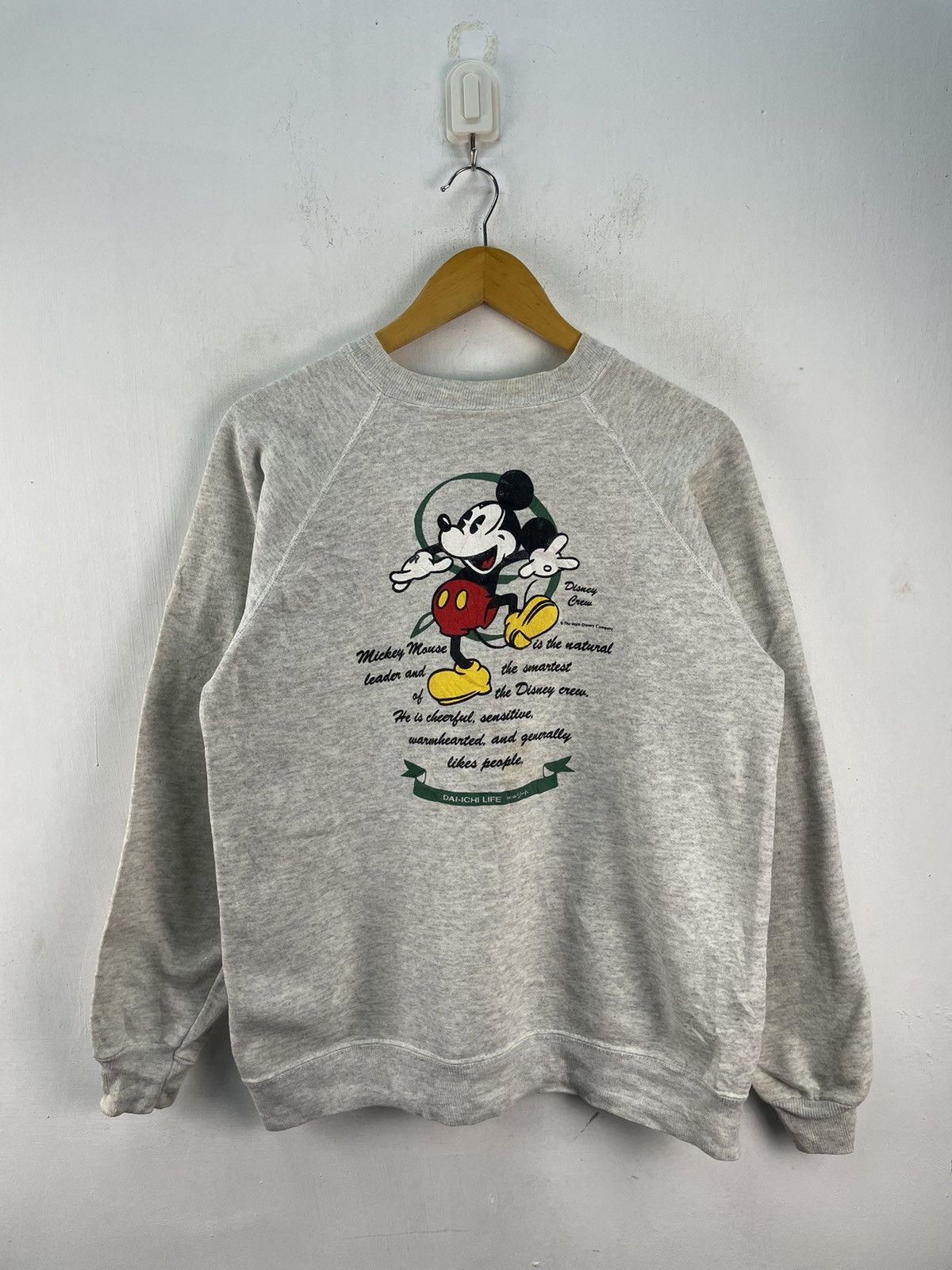 Disney Vintage 90s Mickey Mouse Sweatshirt Walt Disney Size US M / EU 48-50 / 2 - 1 Thumbnail