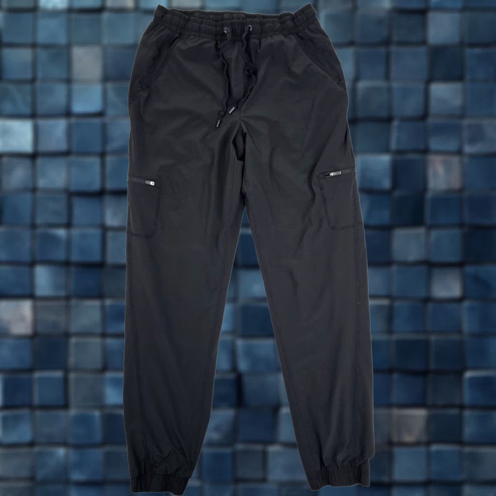 Eddie Bauer Eddie Bauer Flexion Polar Fleece-Lined Jogger Pants Women 4 Black Cargo Pockets Tapered / Regular Fit Casual Jeans & Pants Women Size 27" / US 4 / IT 40 - 1 Thumbnail