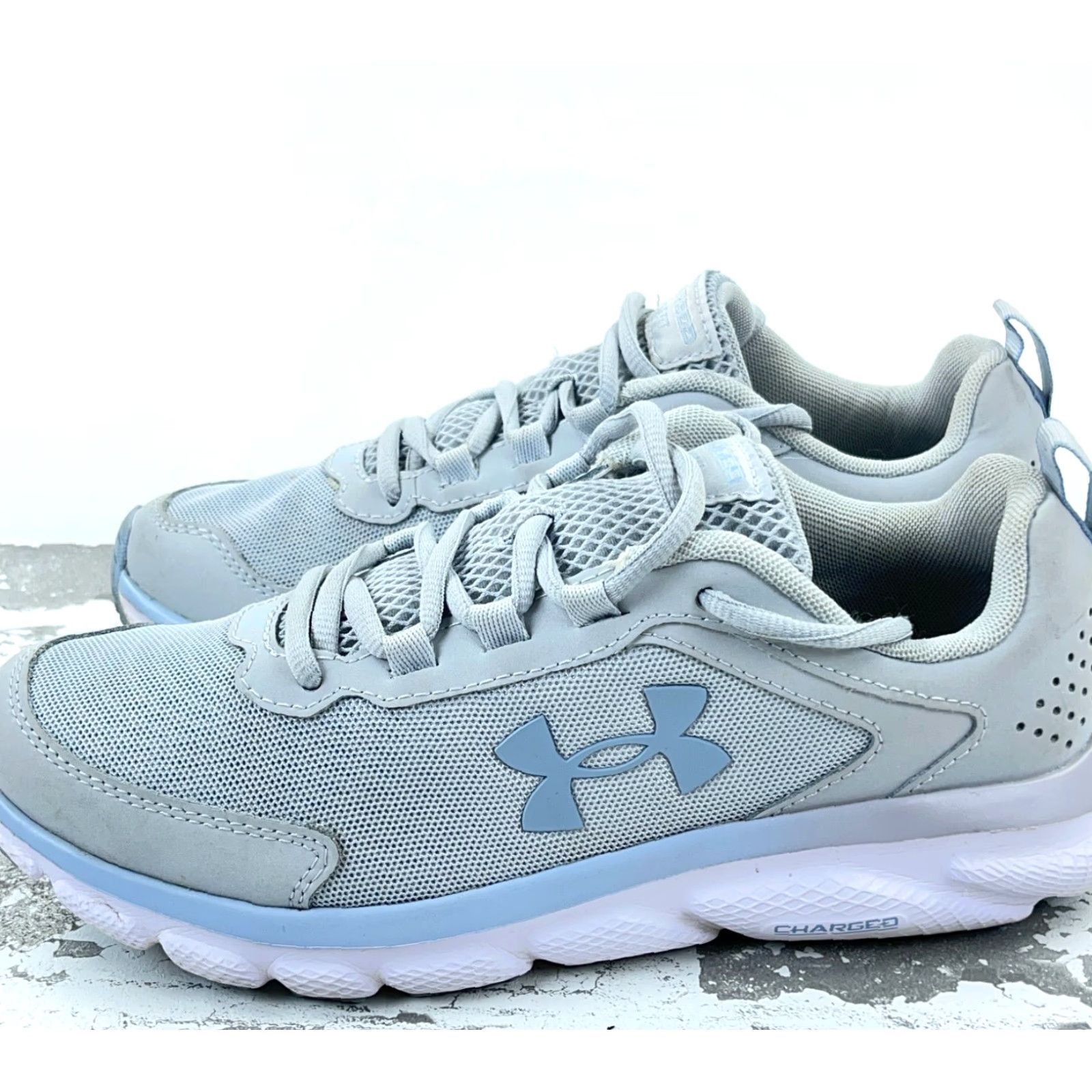 Under Armour Under Armour Charged Assert 9 Sneakers Women's 8.5 Gray Cushioned Running & Jogging Low Top Size US 6 / IT 36 - 3 Thumbnail