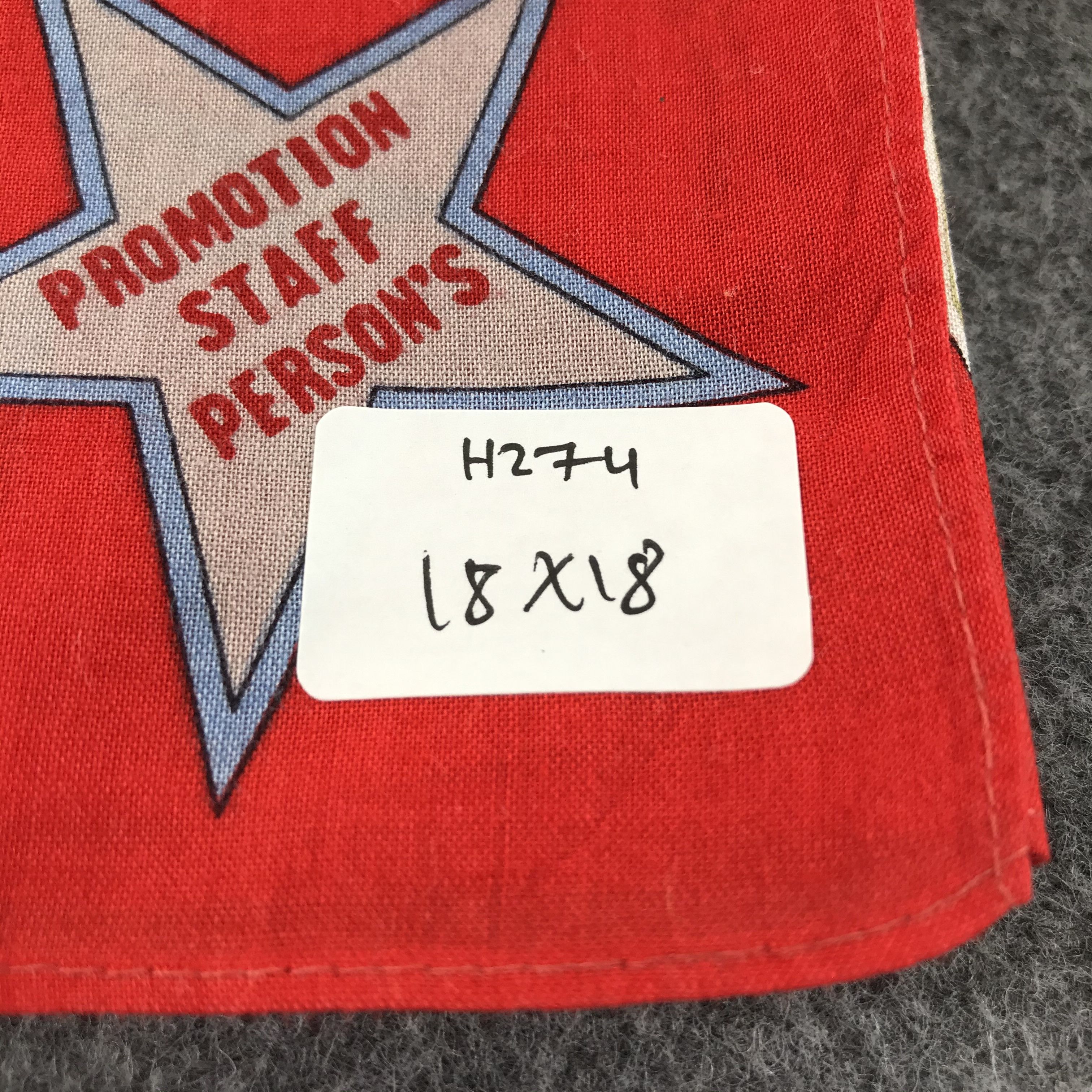 PERSON'S Person's Handkerchief Neckerchief Bandana H274 Size ONE SIZE - 12 Thumbnail