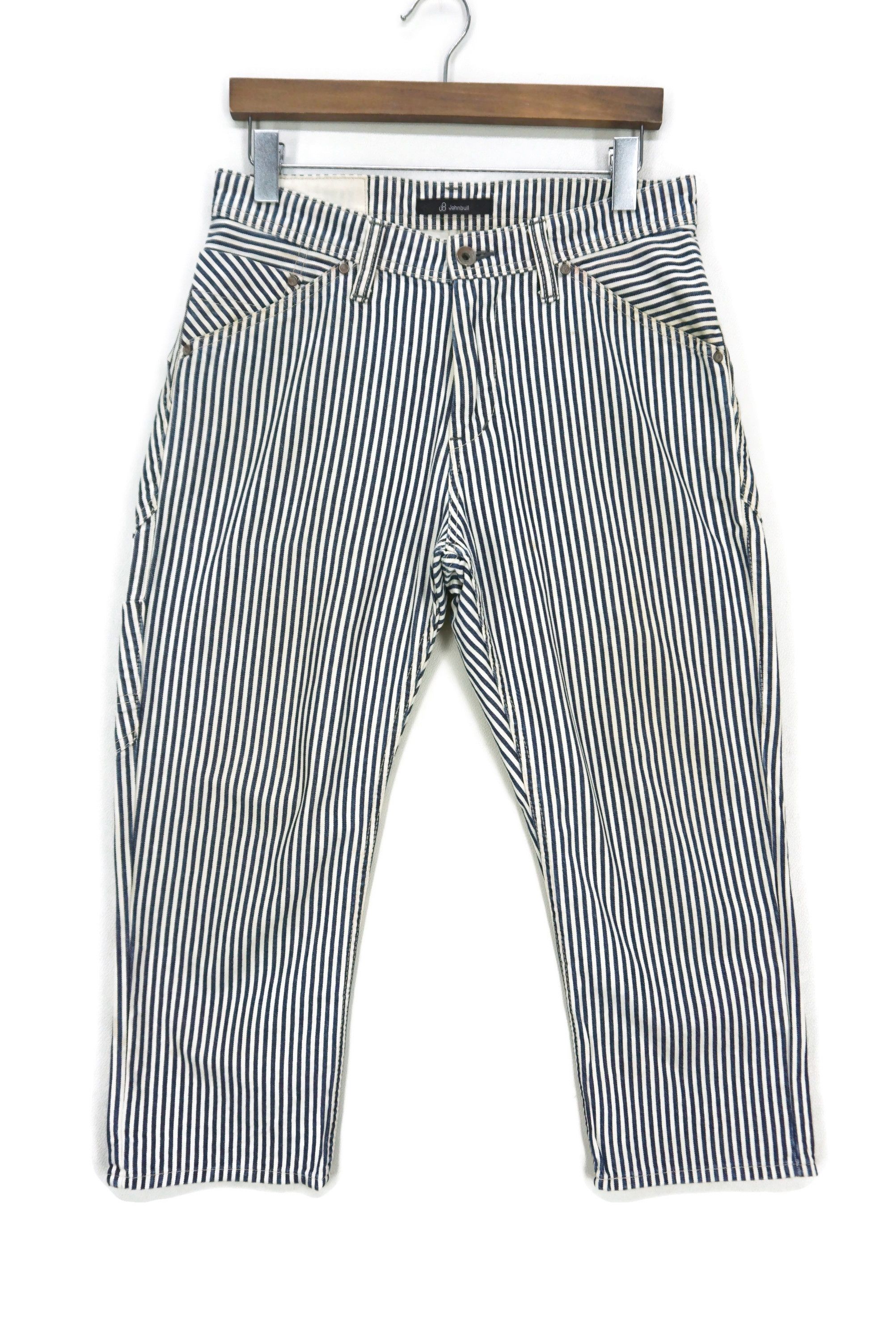 Japanese Brand John Bull Jeans Size W31xL22.5 Hickory Cropped Jorts Japan Size US 30 / EU 46 - 1 Thumbnail