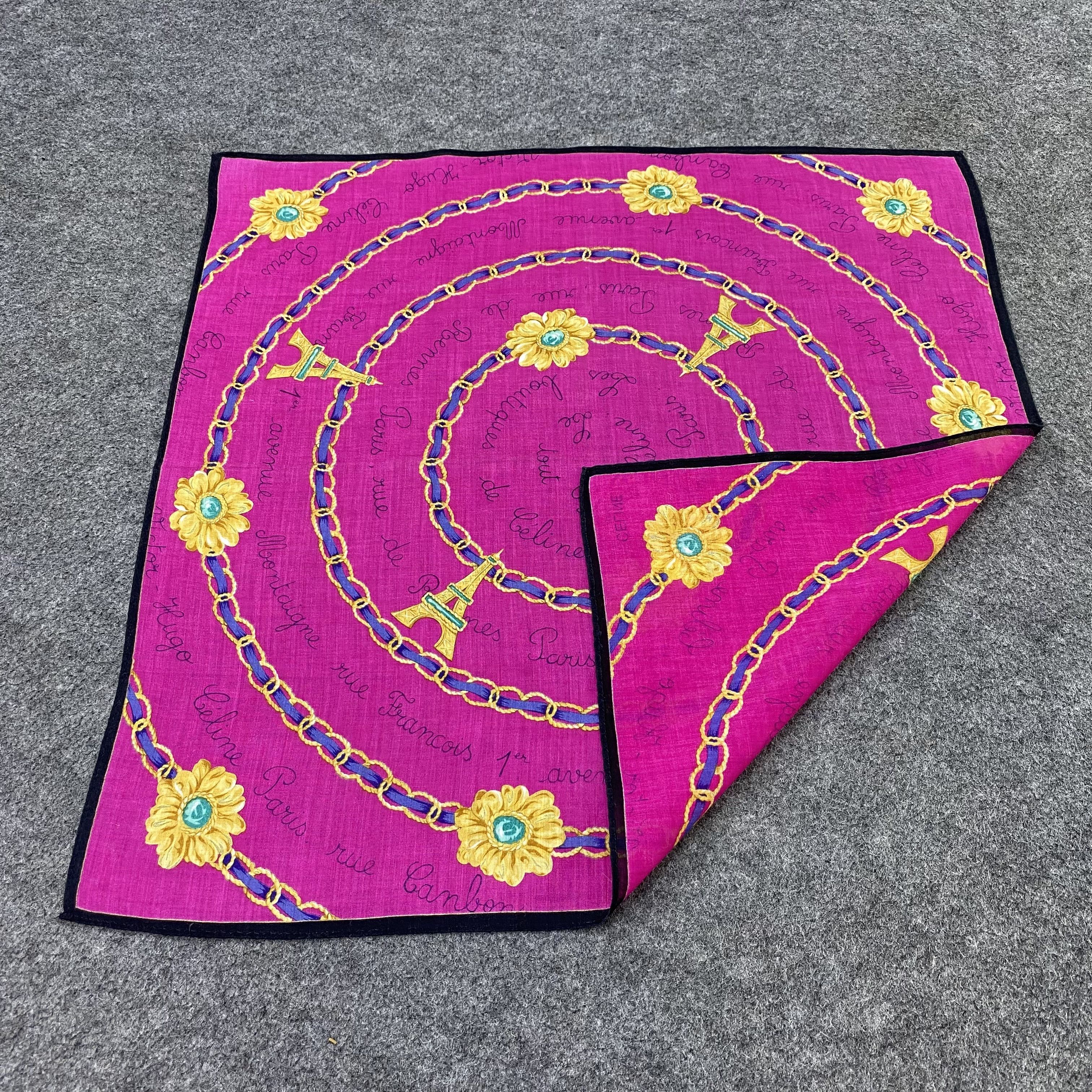 Celine Celine Handkerchief / Bandana / Neckerchief-B2287 Size ONE SIZE - 5 Thumbnail