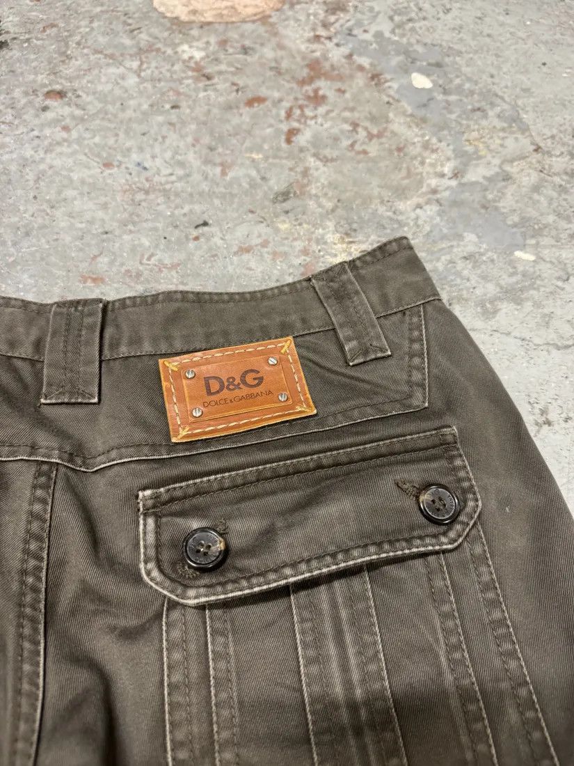 Dolce & Gabbana × Vintage SS2008 Dolce & Gabbana Multi Pockets Cargo Olive Pants Size US 30 / EU 46 - 11 Thumbnail