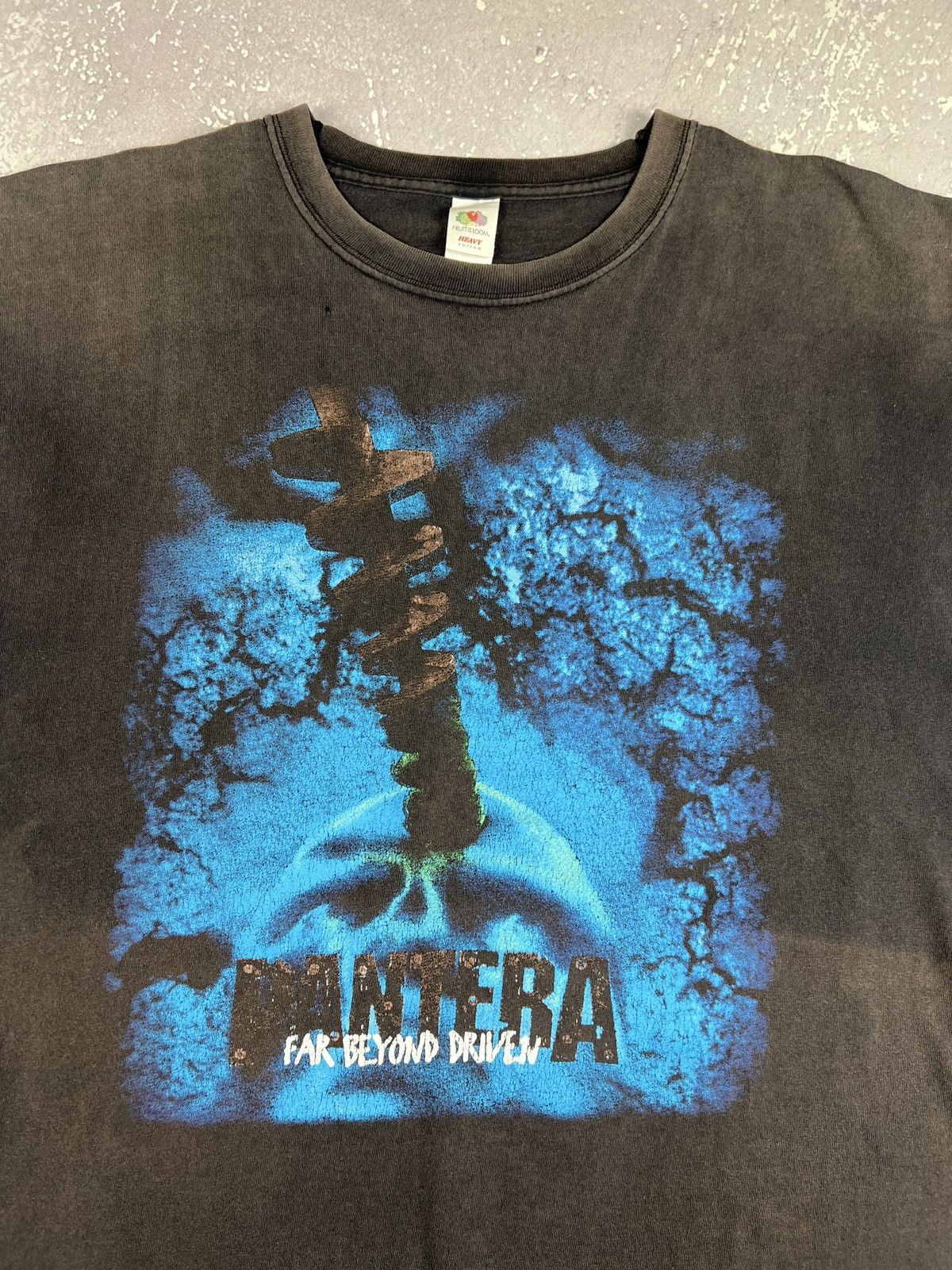Band Tees 1994 Vintage Pantera Far Beyond Driven Sunfaded Band T Shirt Size US XL / EU 56 / 4 - 5 Thumbnail