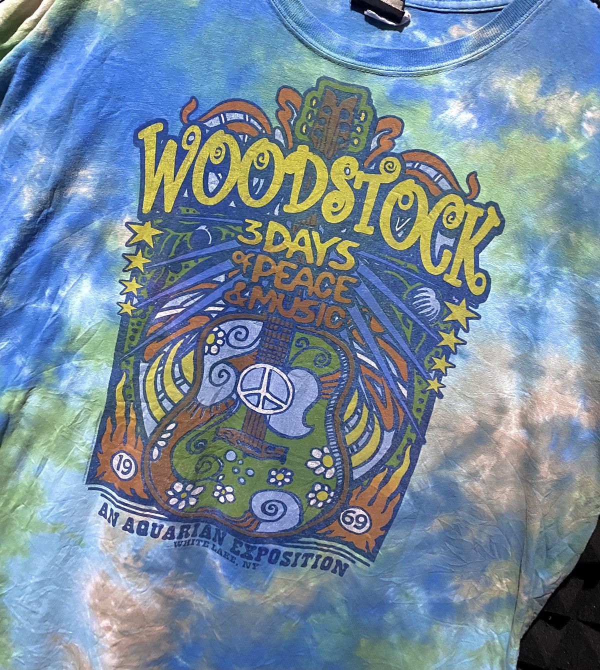 Band Tees × Liquid Blue Tshirt Event WoodStock An Aquarian Exposition 2014 New York Size US XXL / EU 58 / 5 - 4 Thumbnail