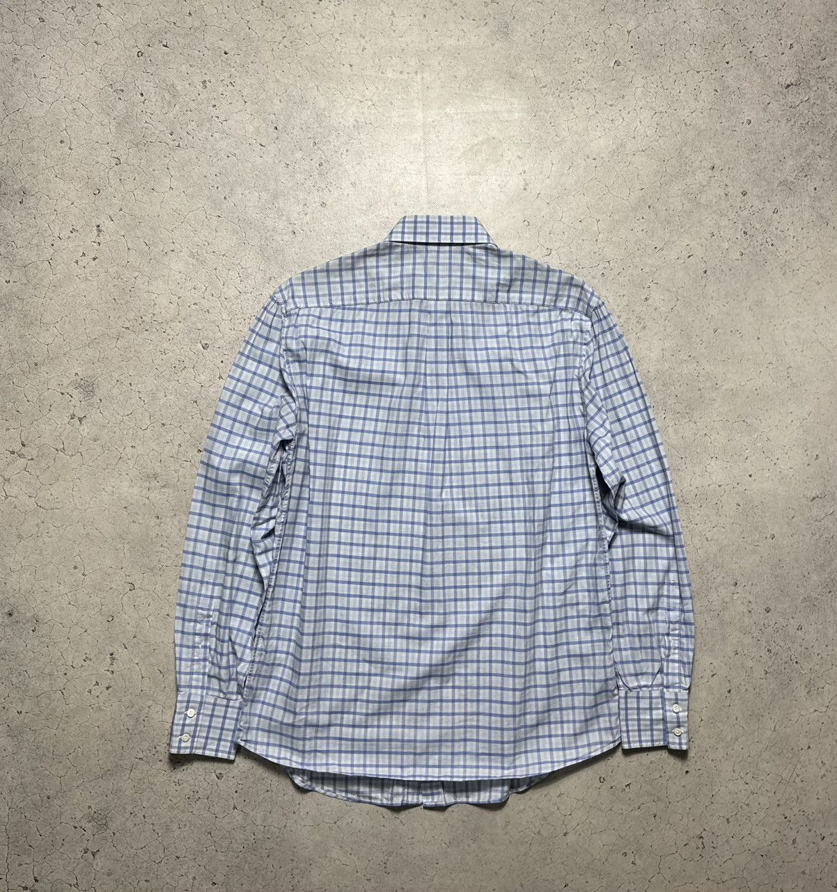 Brunello Cucinelli Brunello Cucinelli Check Button Up Luxury Shirt Size M Size US M / EU 48-50 / 2 - 12 Thumbnail