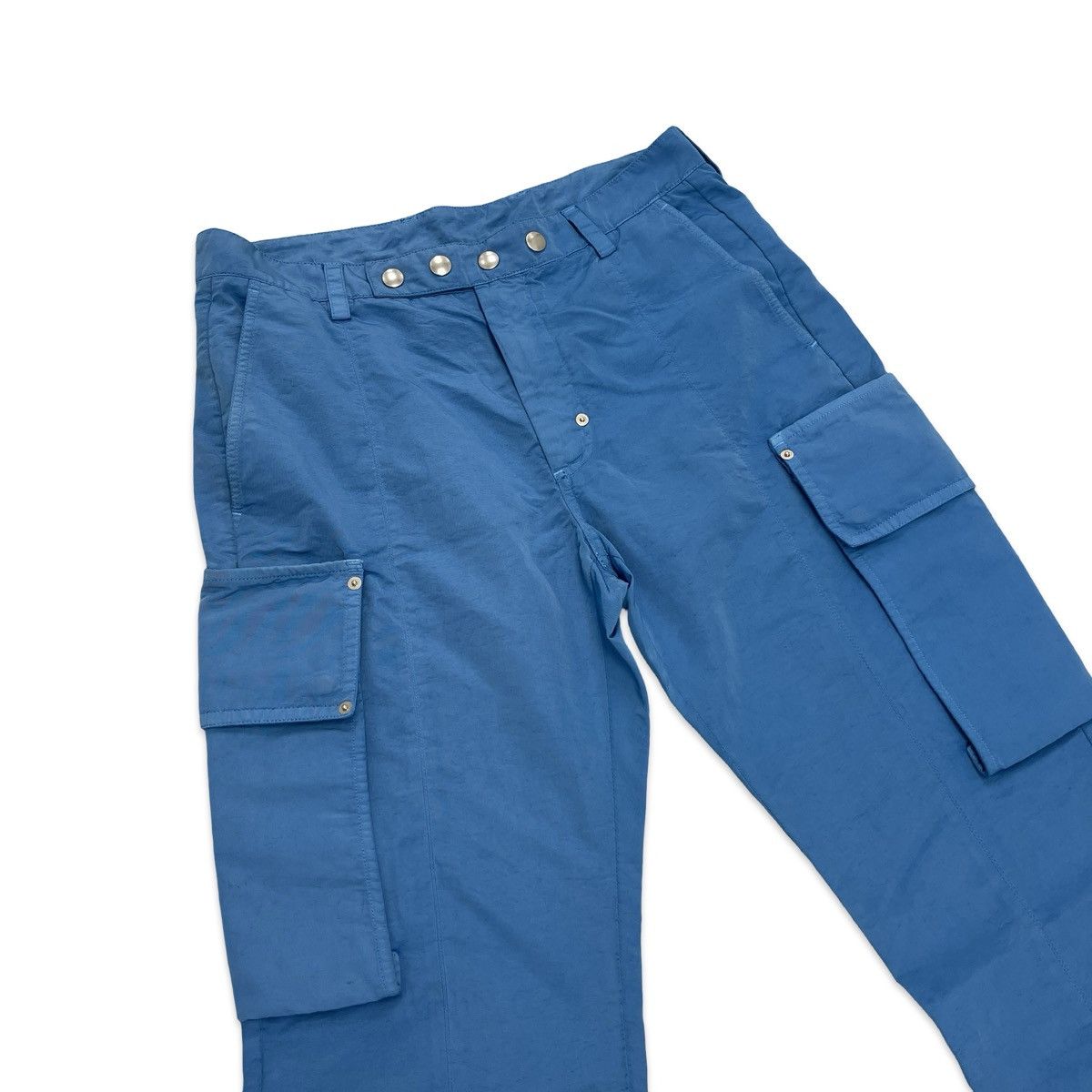 1017 ALYX 9SM 1017 ALYX 9SM Garment Dyed Cargo Pants Electric Blue Size US 32 / EU 48 - 3 Thumbnail