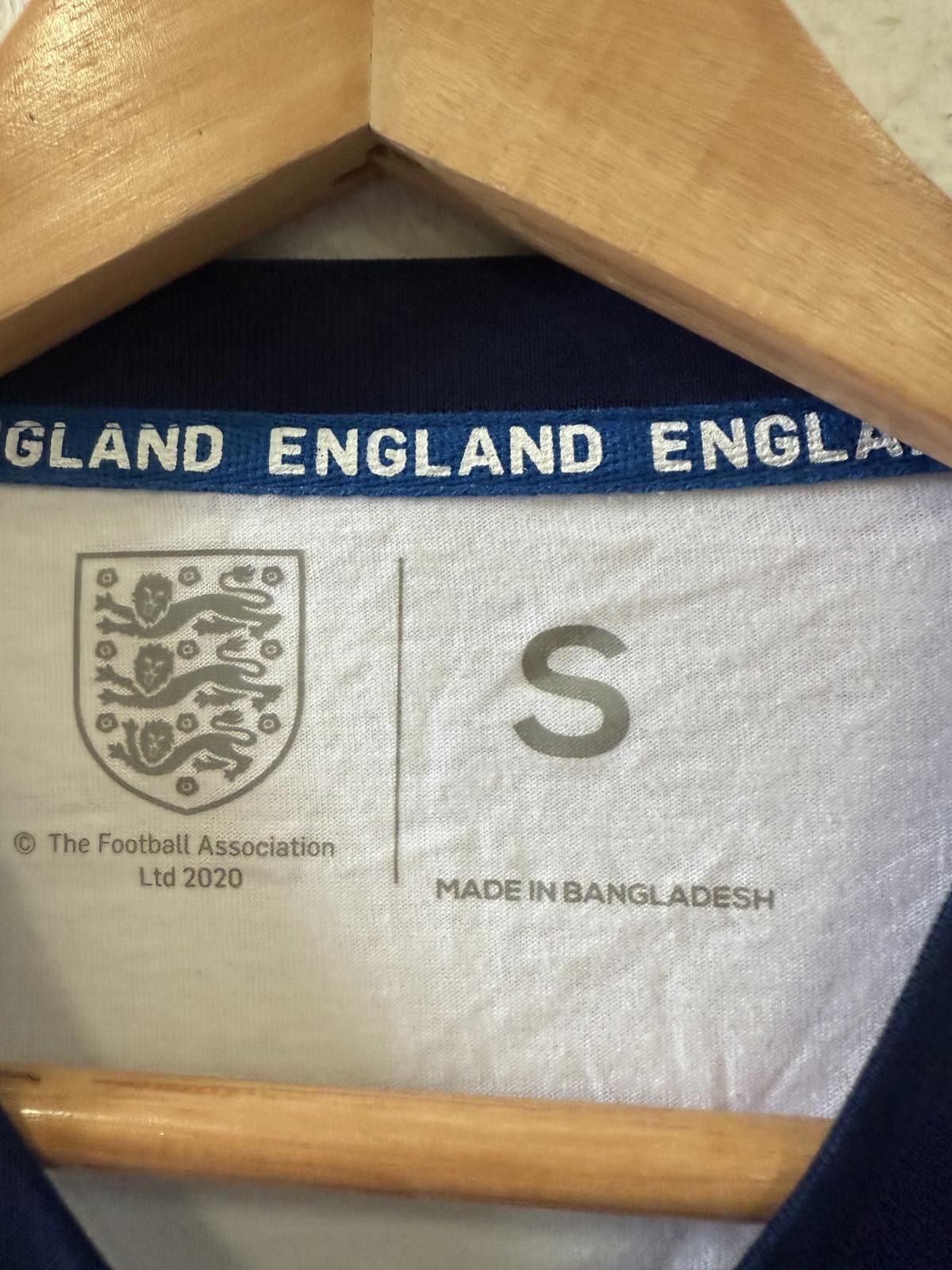 Designer England Football Association 2020 White Soccer T-Shirt SizeS Size ONE SIZE - 3 Thumbnail